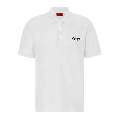 HUGO Poloshirt Daipo Herren kurzarm Polo Hugo Boss mit gestickten Logo auf der Brust