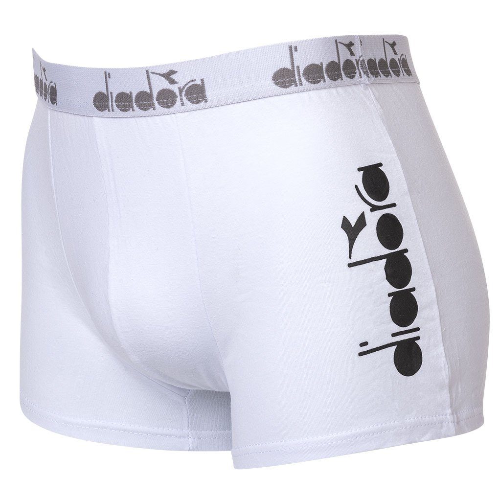 Boxer Pack Logo 3er Herren Boxer Boxers, - Weiß Shorts, Diadora
