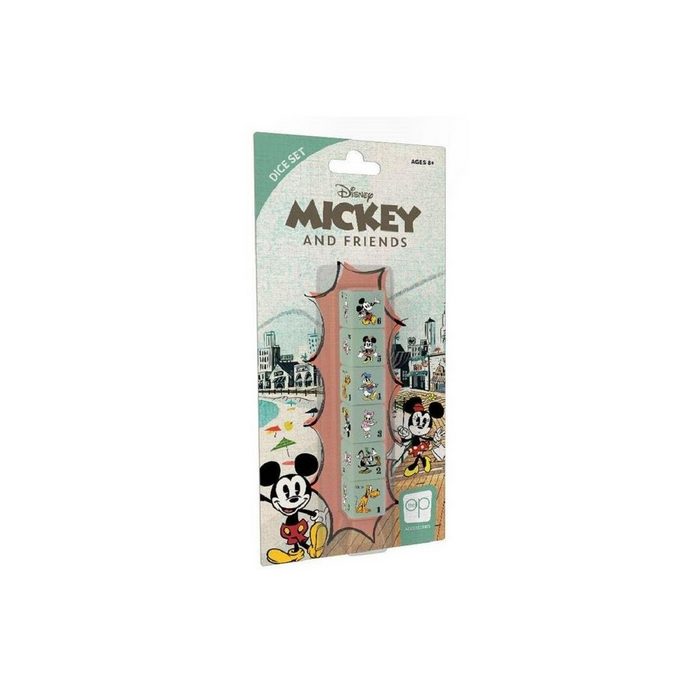 USAopoly Spiel AC004-014 - Disney Mickey and Friends Würfelset 6 Stück