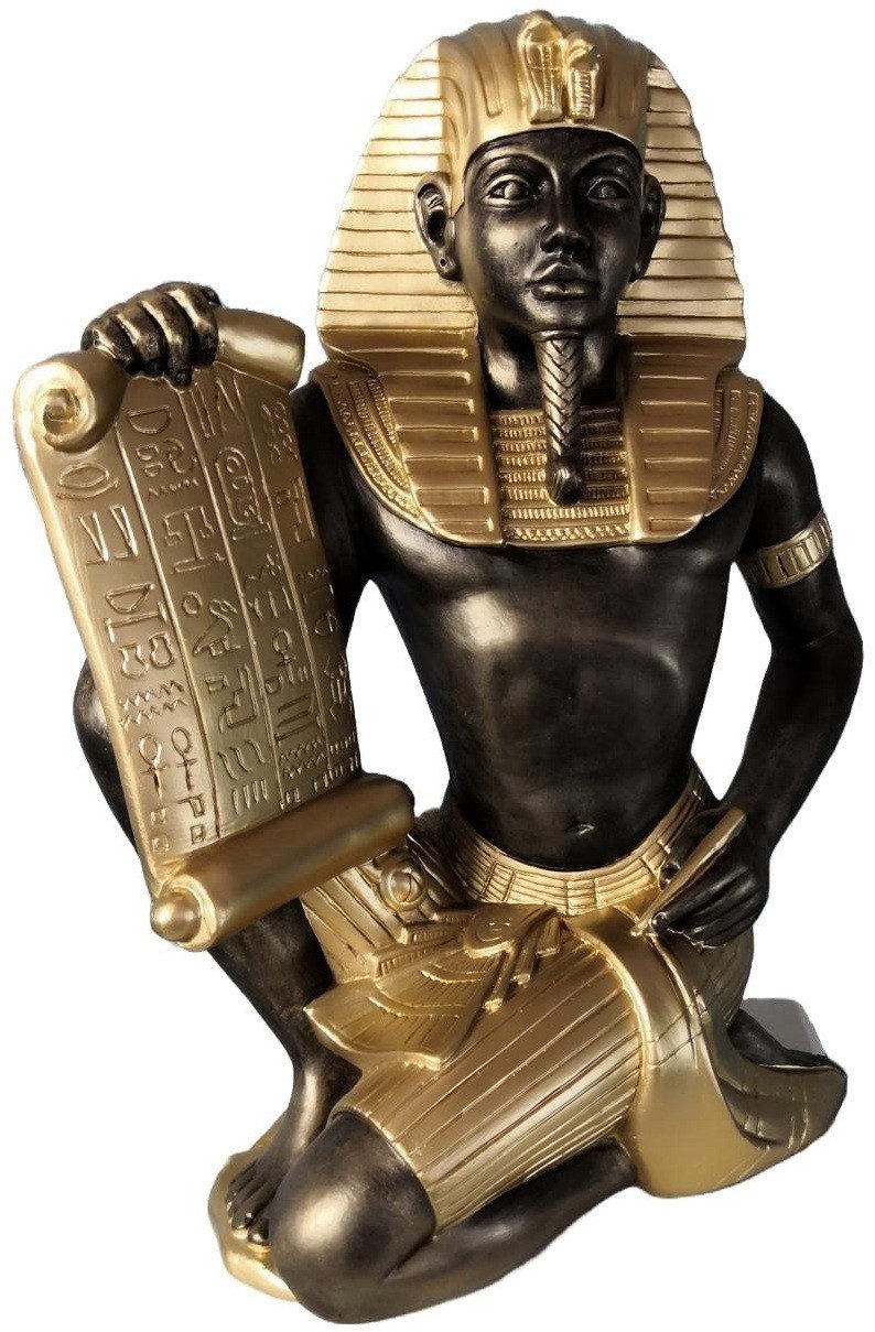 Xlmoebel Skulptur Ägyptische Pharao-Dekofigur aus Kunststein in detailreicher Ausführung (1 St., Skulptur 4069424978964), Hergestellt in Europa