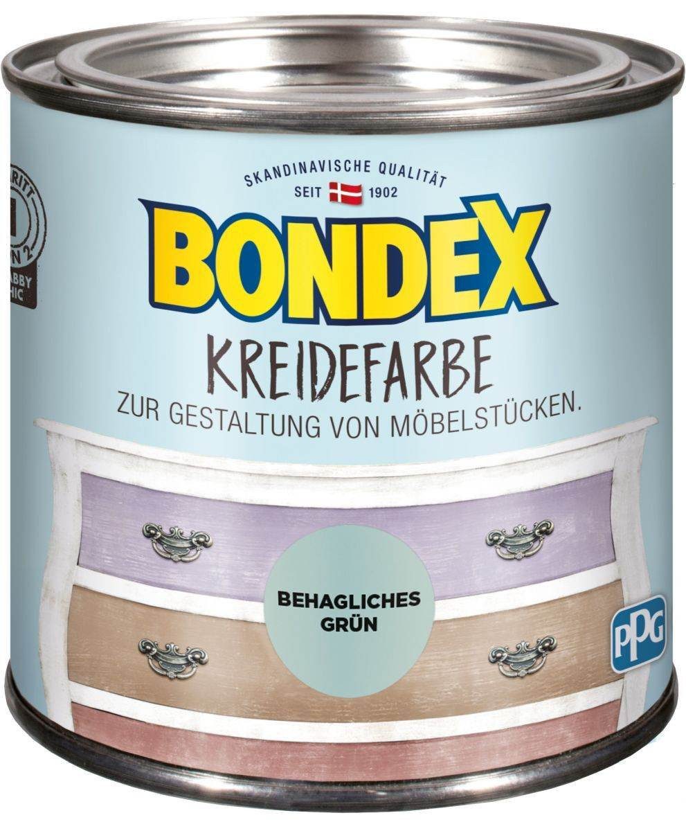Bondex Kreidefarbe BONDEX Kreidefarbe, 0,5 l, leichte Verarbeitung, Behagliches Grün