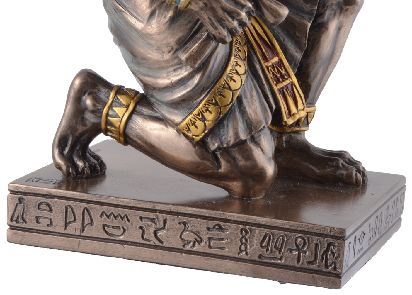 bronziert Veronese, Anubis bronziert, Dekofigur - Vogler mit LxBxH Knieender Gmbh Veronese, ca. direct Anubis, und coloriert Seelenwaage 11x10x19 cm by Größe: