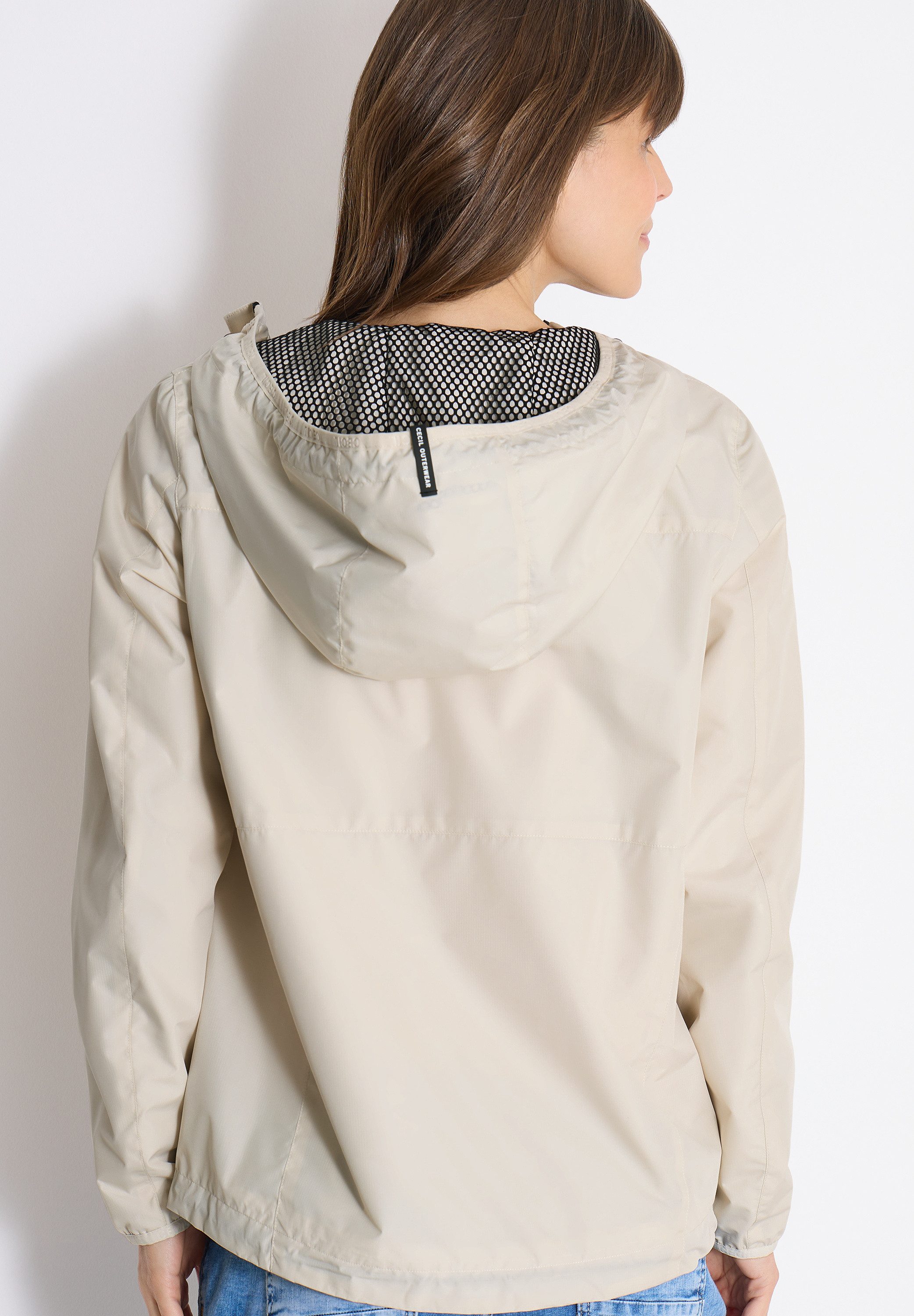 CECIL Softshelljacke mit Kapuze und Tunnelzug