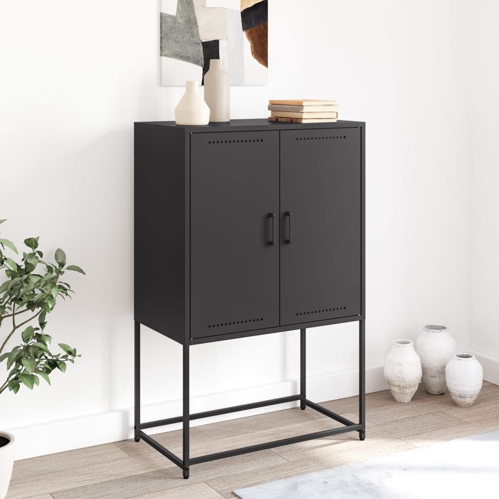 vidaXL Highboard Highboard Schwarz 68,5x38,5x107 cm günstig online kaufen