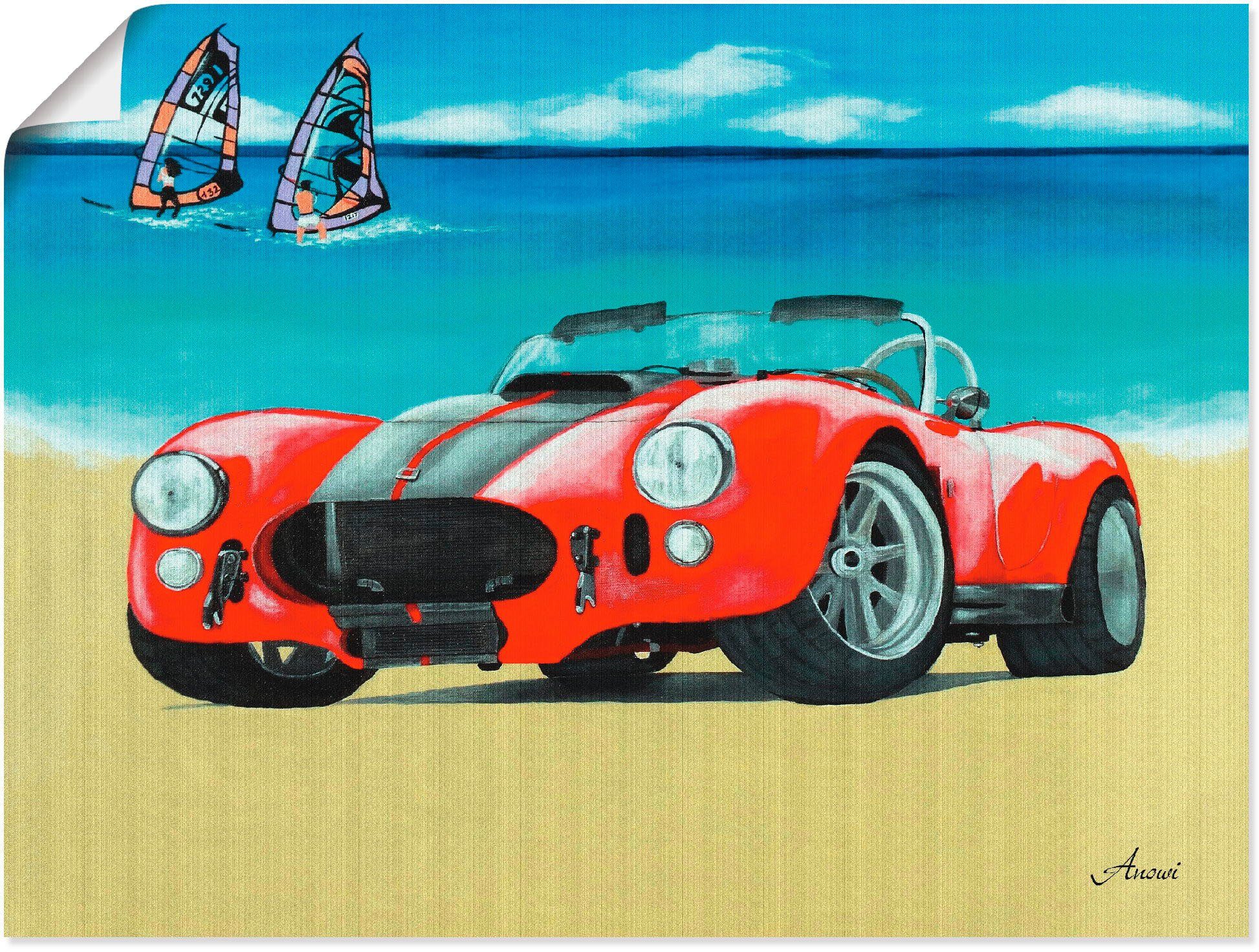 Artland Wandbild Cobra Shelby 1962, Auto (1 St), als Leinwandbild, Wandaufkleber oder Poster in versch. Größen