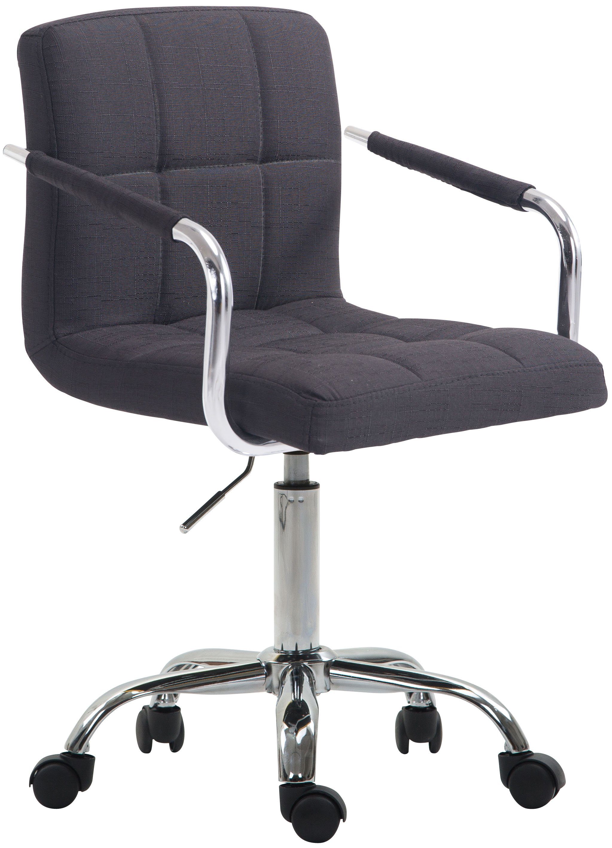 CLP Schreibtischstuhl Lucy V2 Stoff, Armlehnen & Leichtlaufrollen günstig online kaufen