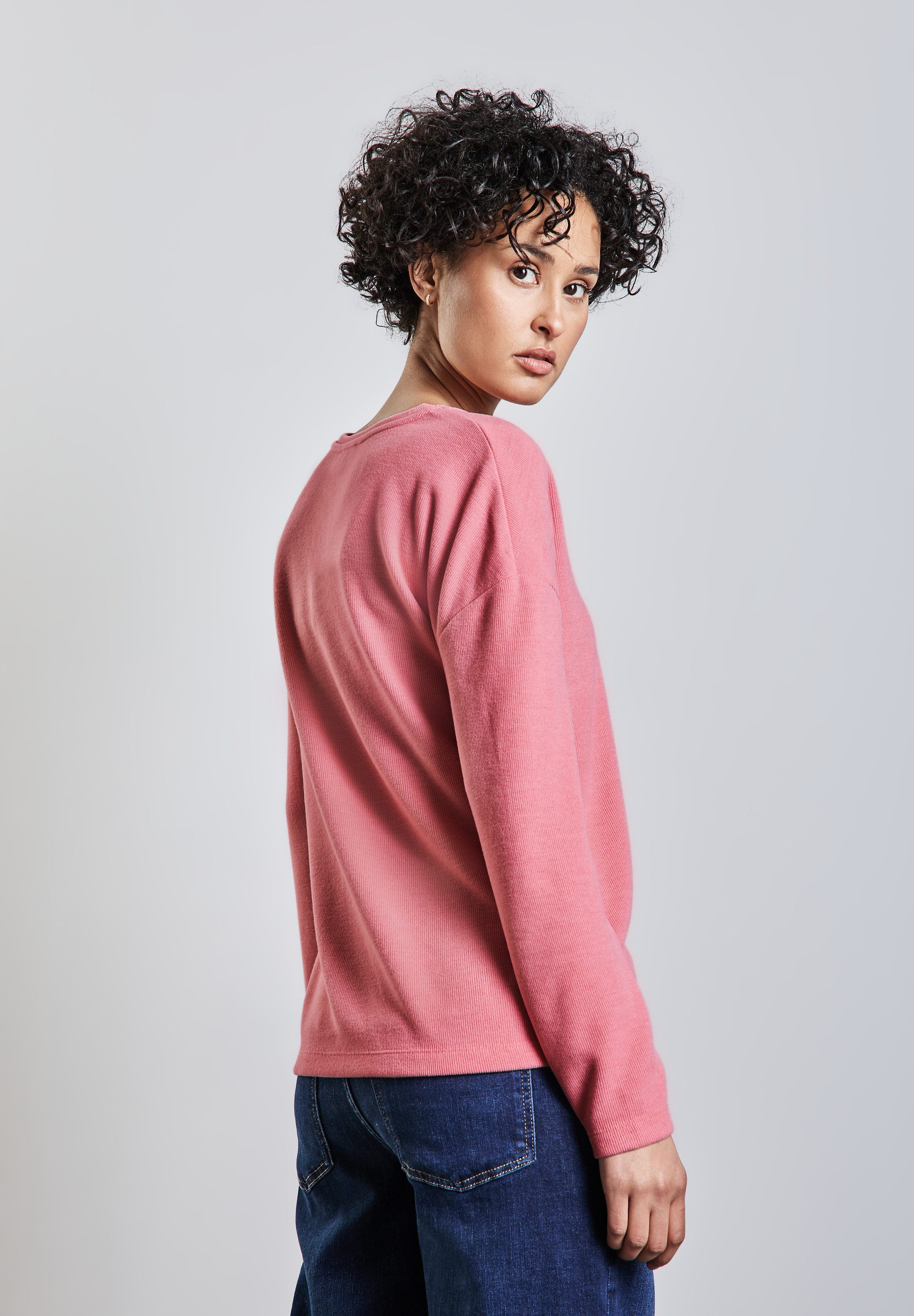 STREET ONE V-Ausschnitt-Pullover mit V-Ausschnitt günstig online kaufen