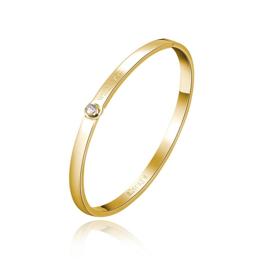 Brosway Armband Charming gold-plated solid bracelet With You BWY12