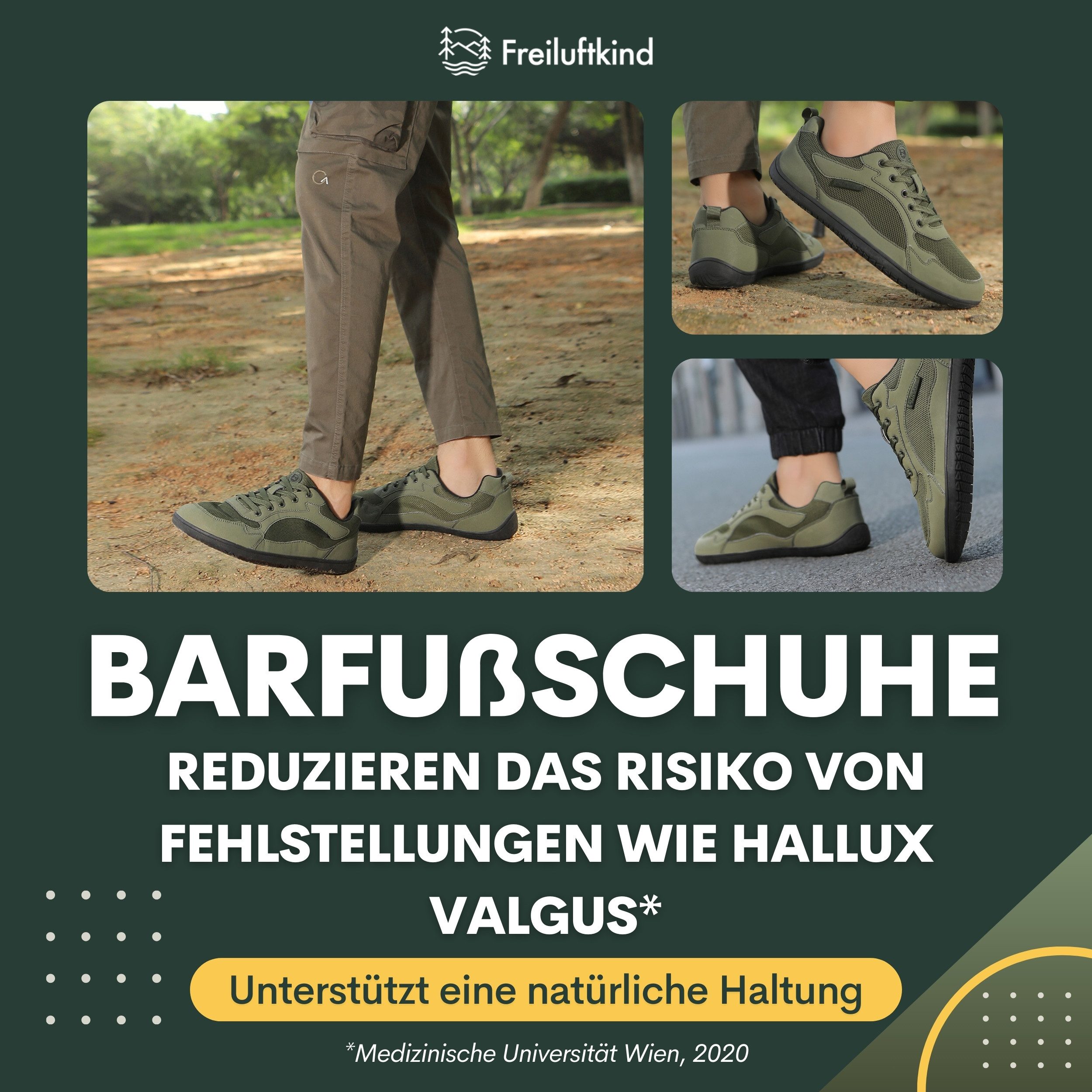 Freiluftkind Everest Sneaker – Der perfekte Schuh für dein Abenteuer Sneaker Dünne Sohle, Breite Zehenbox, Nullabsatz, Flexibel