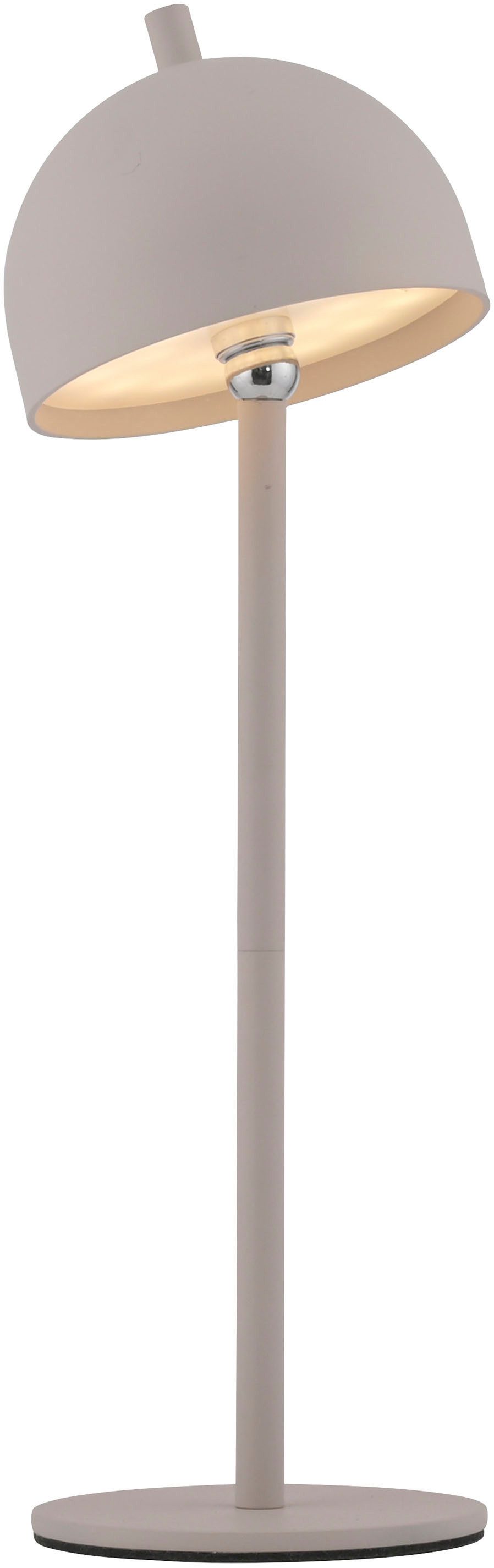 SCHÖNER WOHNEN-Kollektion LED Tischleuchte BELLIS, USB-Ladefunktion, LED fest integriert, Warmweiß, SCHÖNER WOHNEN Kollektion, Touchdimmer, Memoryfunktion, IP54, Akku