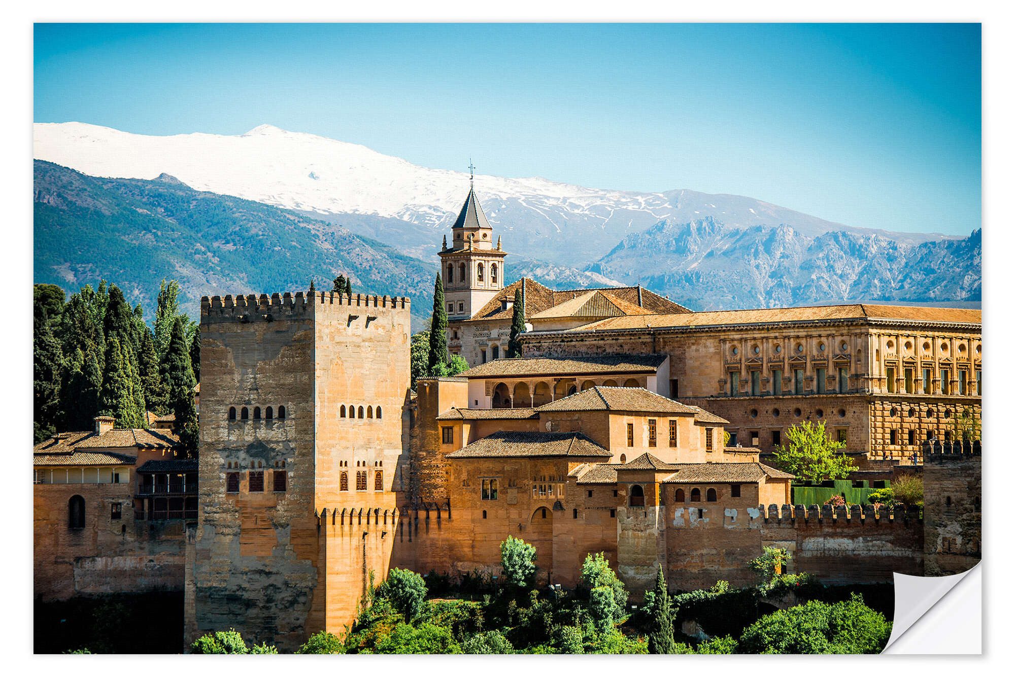 Posterlounge Wandfolie Editors Choice, Alhambra in Granada, Fotografie