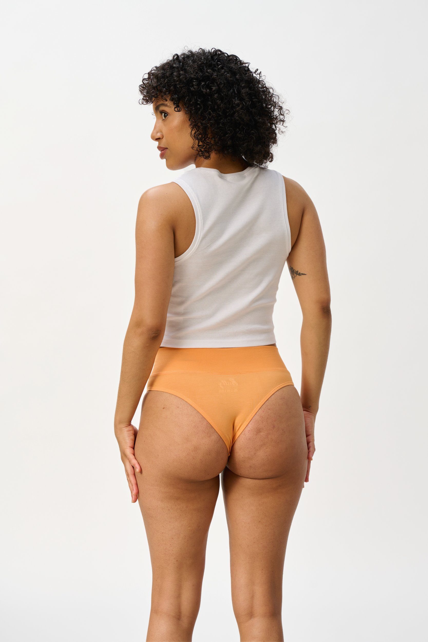 Buttz Tanga Peach Breezy tailliert, 91% Modal, formstabil, Unterwäsche Tragekomfort hoher Tangster