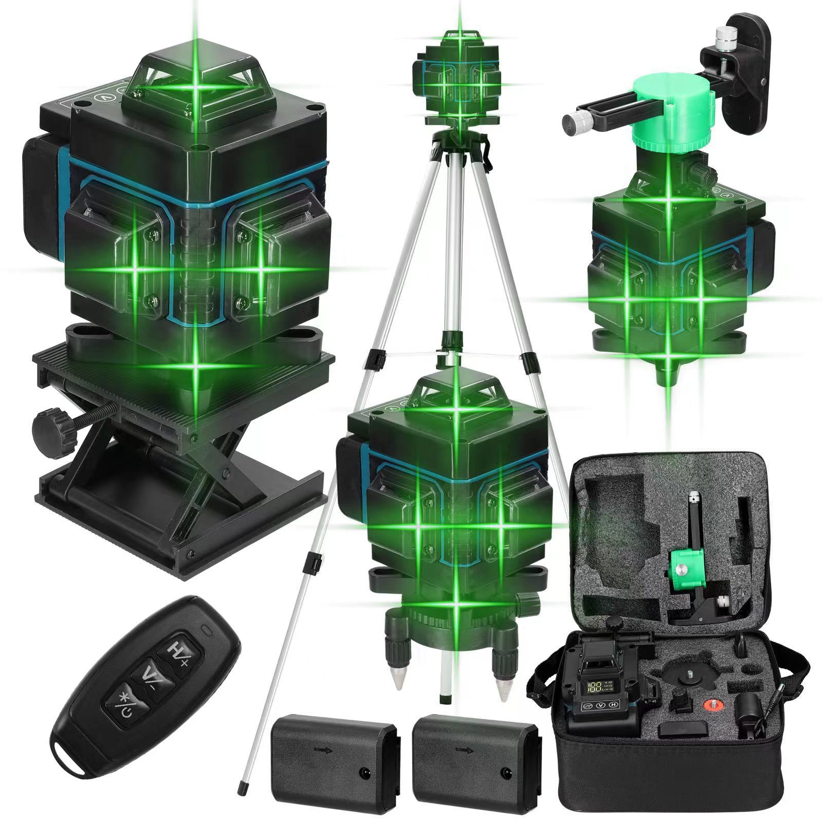 cocosity Wasserwaage Kreuzlinienlaser 4D, 16 Linien, 360° Grün, Selbstnivel günstig online kaufen