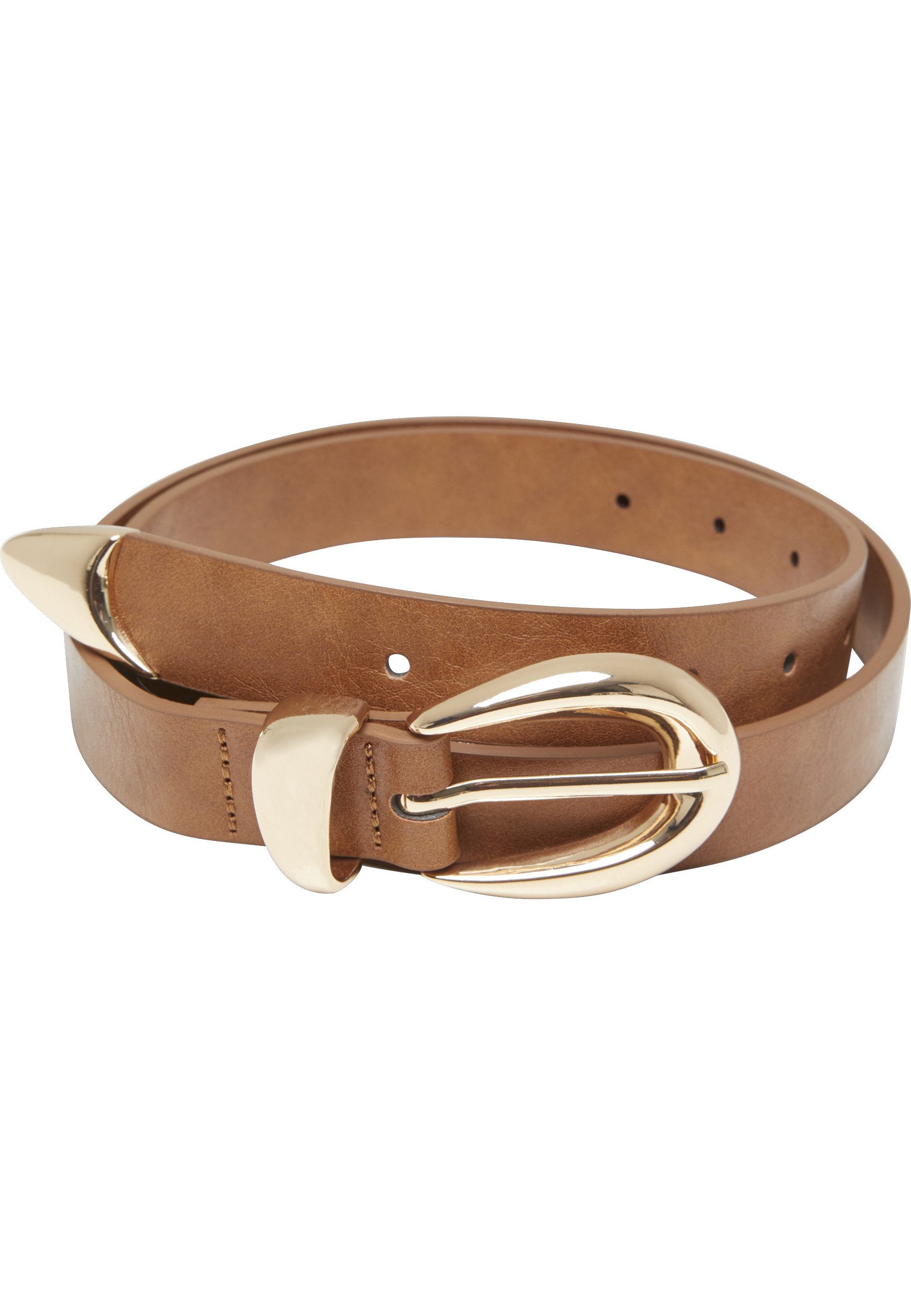 URBAN CLASSICS Synthetikgürtel Urban Classics Chunky Buckle Loop Synthetic Leather Belt