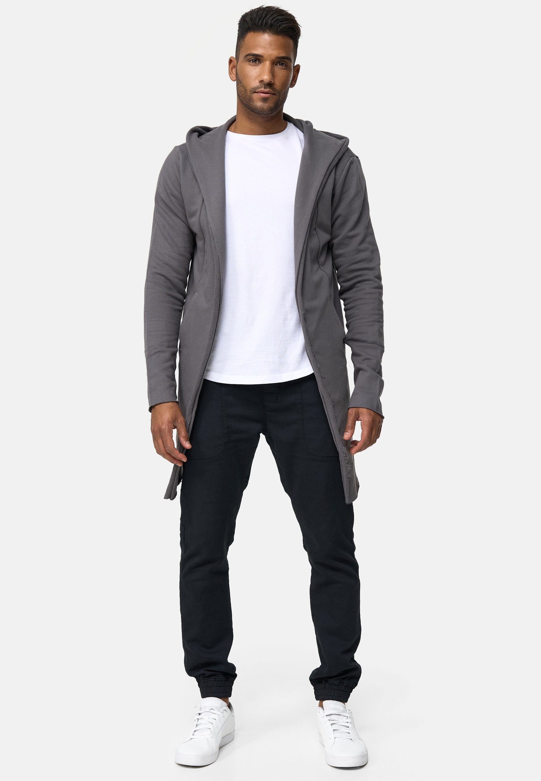 Indicode Kapuzensweatjacke Brekstad Pewter | Zip Hoodies