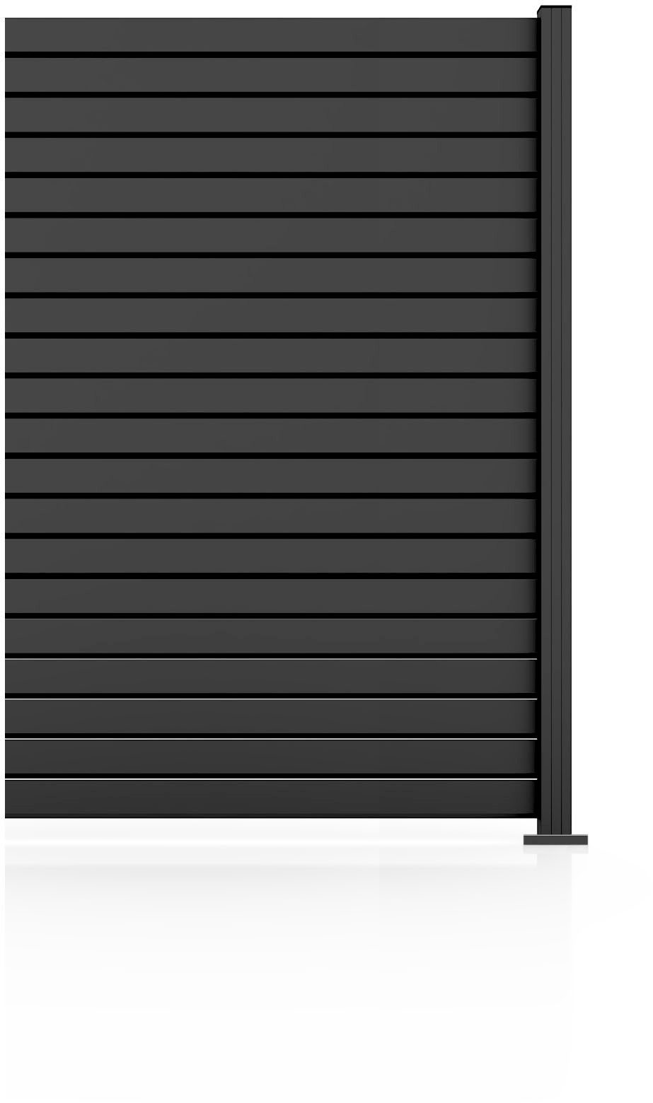 STAKET PRO Gartenzaun Anbauzaun »Rhombus Mini« Breite 1200 - 2400 mm, (Set), Zaunhöhe 180 cm, Zaunlänge 1,242 - 2,442 m