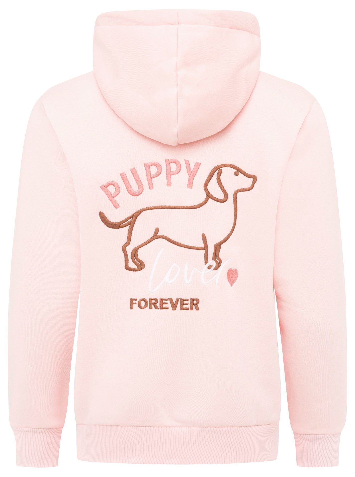 Zwillingsherz Kapuzensweatjacke Zwillingsherz Hoodiejacke "Puppy Lover günstig online kaufen