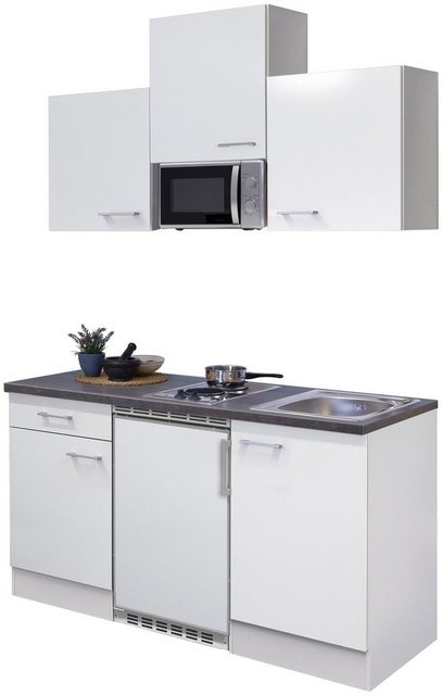 Flex-Well Küchenzeile »Lucca«, mit E-Geräten, Gesamtbreite 150 cm-Otto