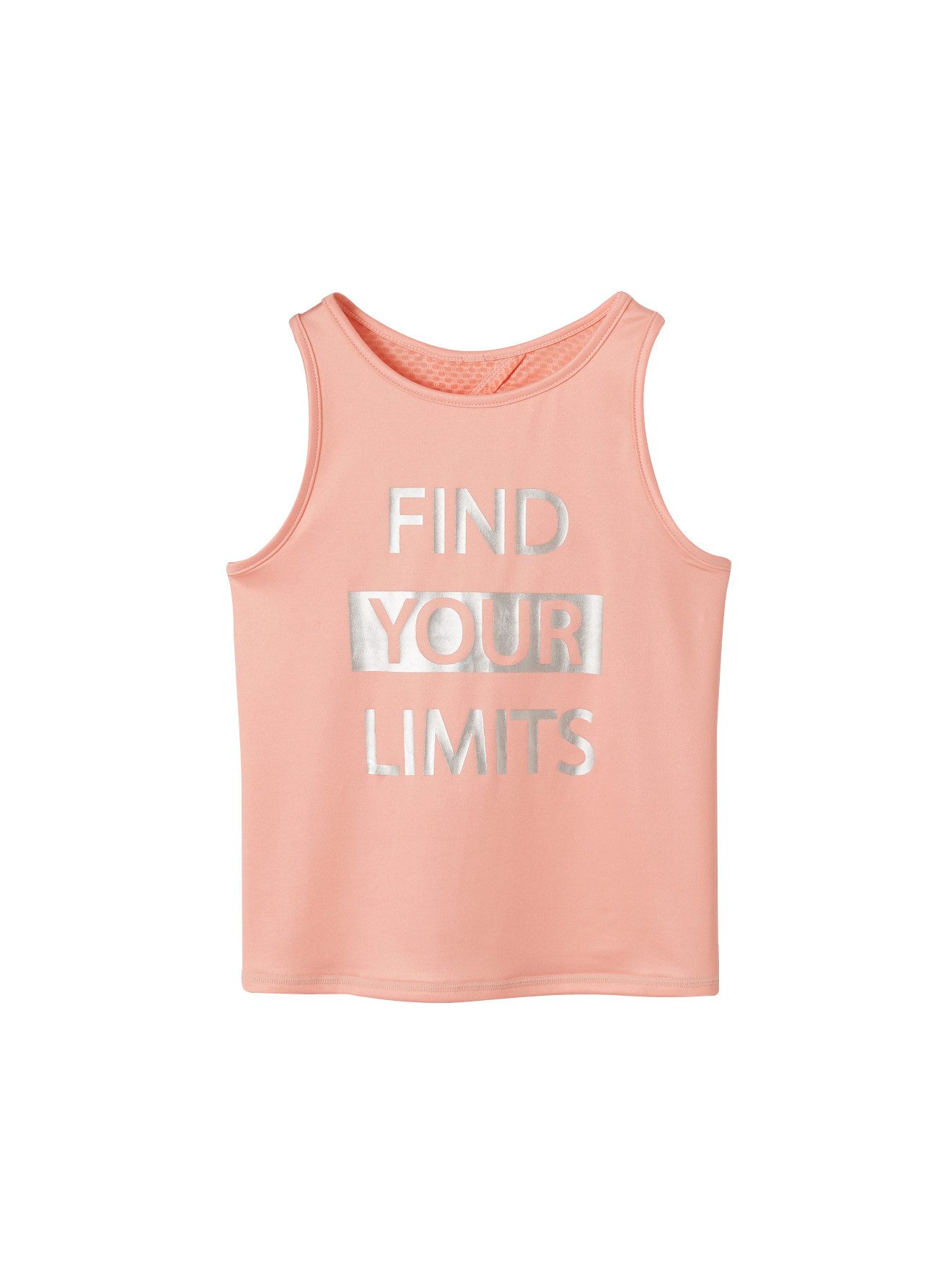 Kurzarmshirt Mädchen Sport-Top, Glanzakzente
