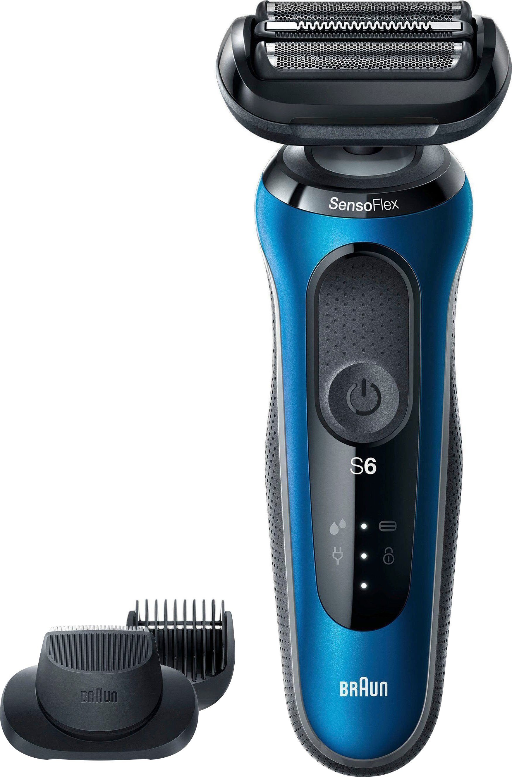 Braun 61-B1500s, Elektrorasierer Wet&Dry Series EasyClick-Barttrimmer-Aufsatz, 1, Aufsätze: 6