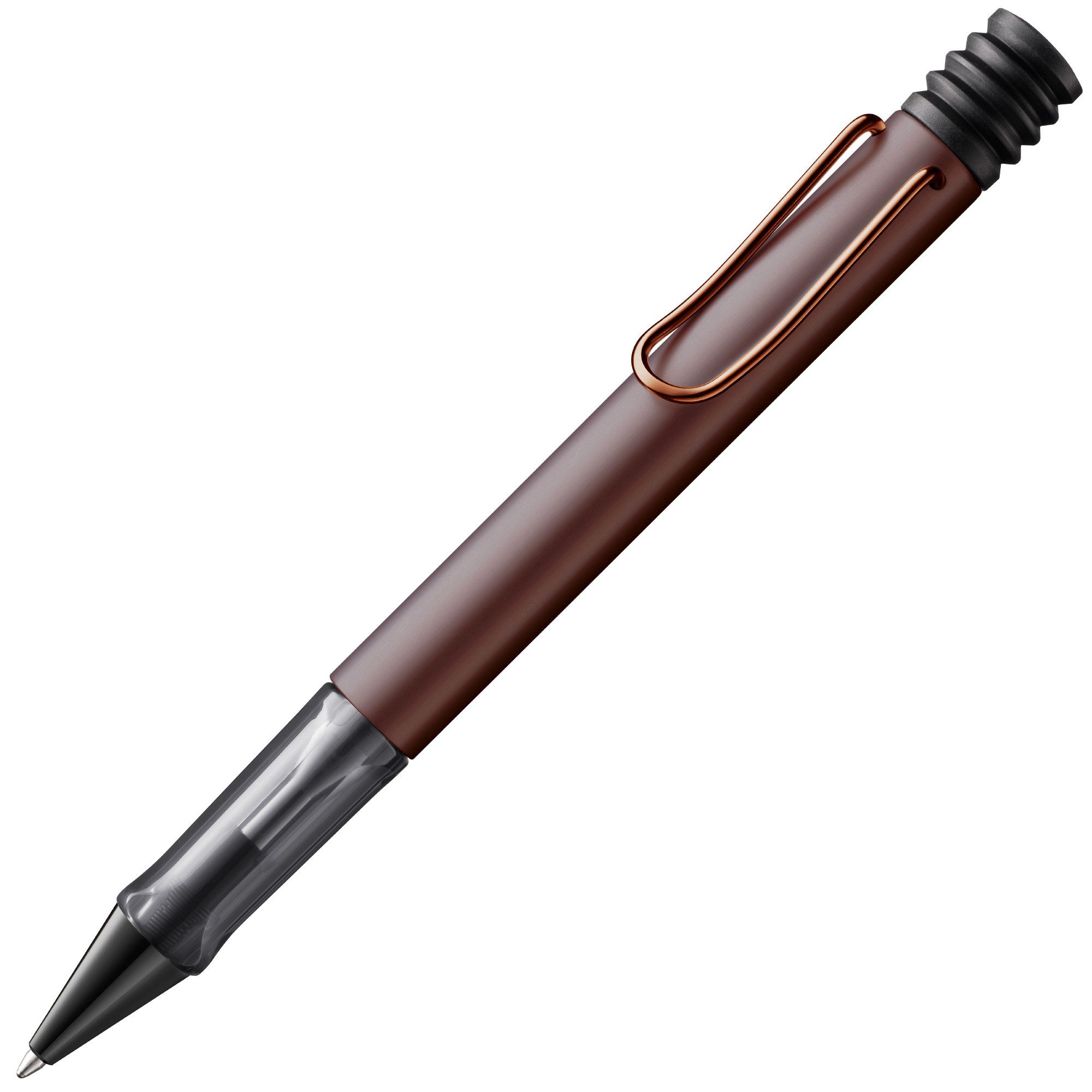 LAMY Kugelschreiber LAMY Lx marron Kugelschreiber Griff Alu Gehäuse leicht Großraummine M