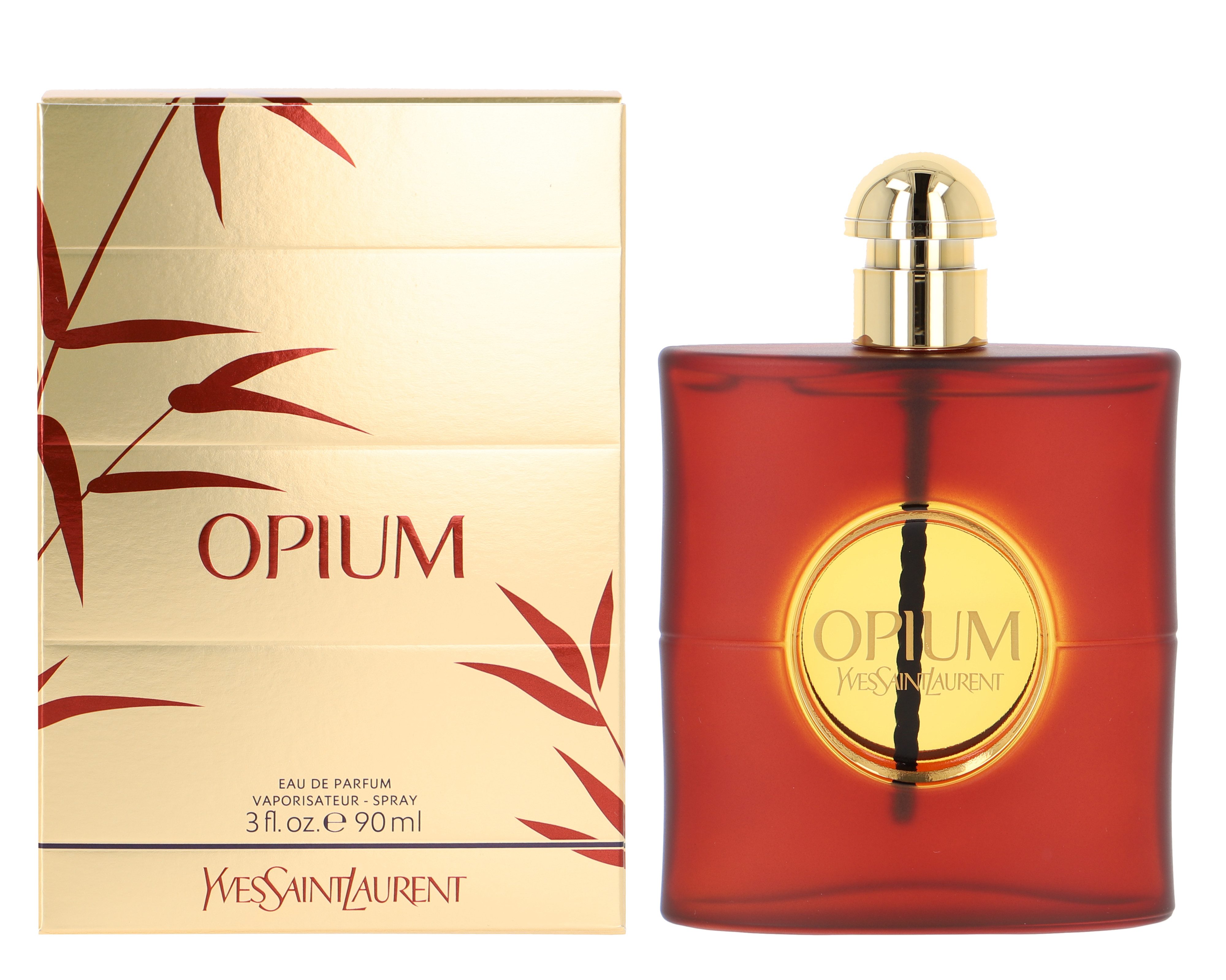 YVES SAINT LAURENT Eau de Parfum OPIUM FOR HER EDP, Zitrischer Duft mit Rose, Patchouli, Maiglöckchen, Zeder und Vanille.