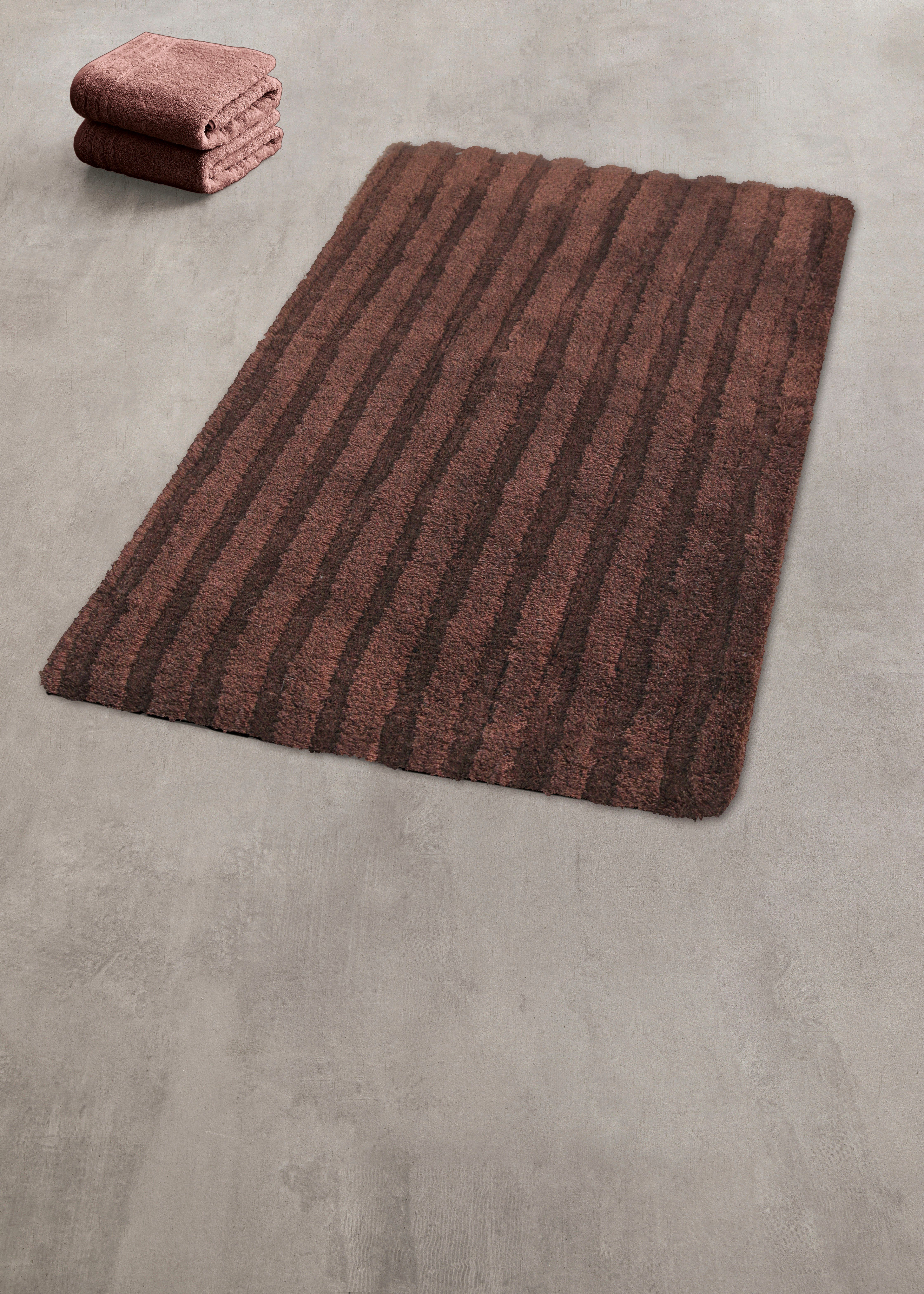 Kleine Wolke Badematte Cord, Höhe 25 günstig online kaufen