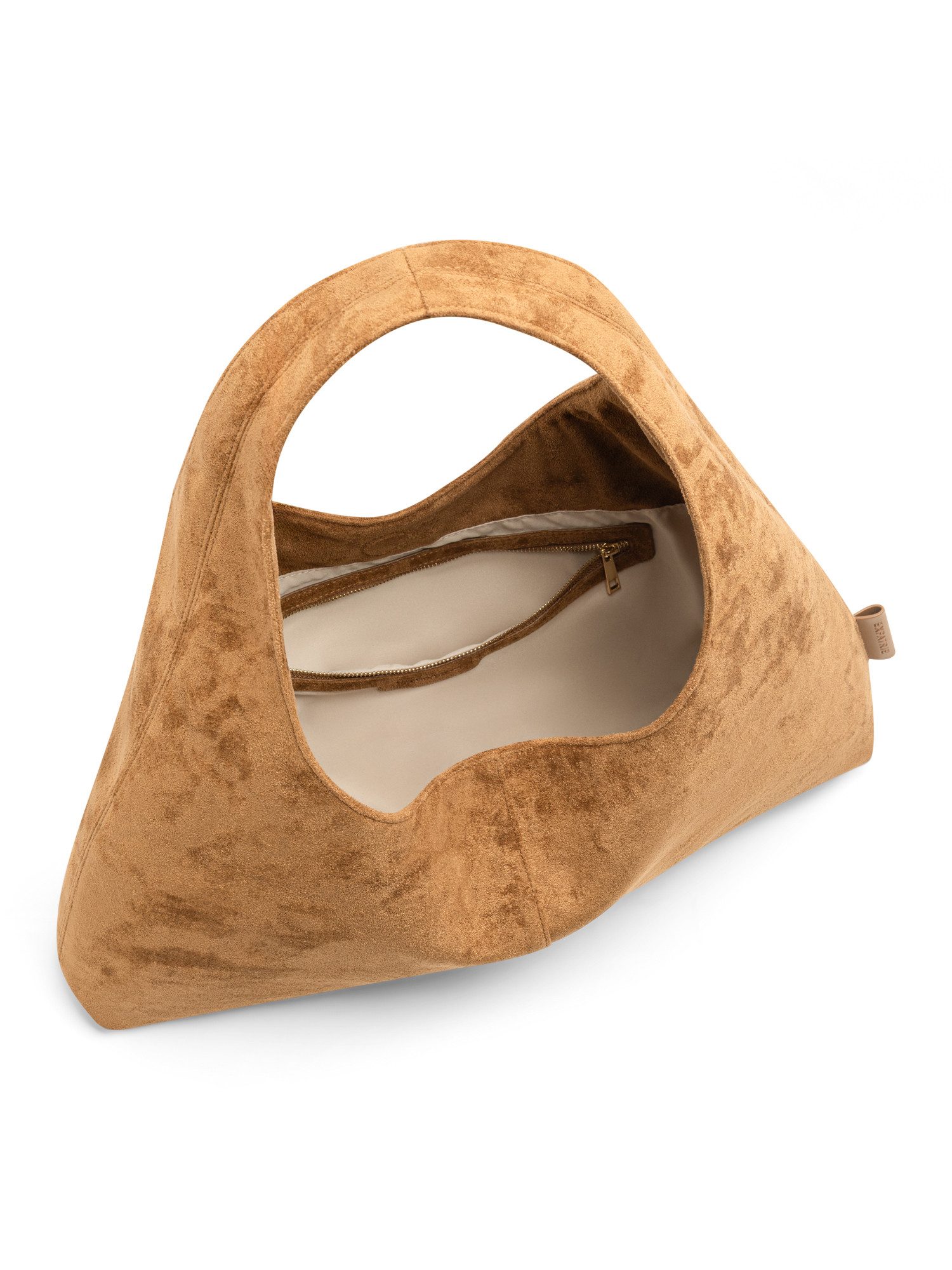 Expatrié Schultertasche Nora Hobo Bag (1-tlg), Slouchy Handtasche in Wildleder-Optik