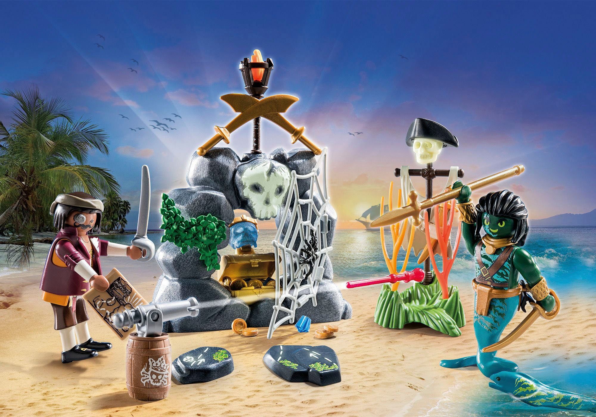 in (71420), St), Konstruktions-Spielset Europe Schatzsuche Pirates, Made Playmobil® (55