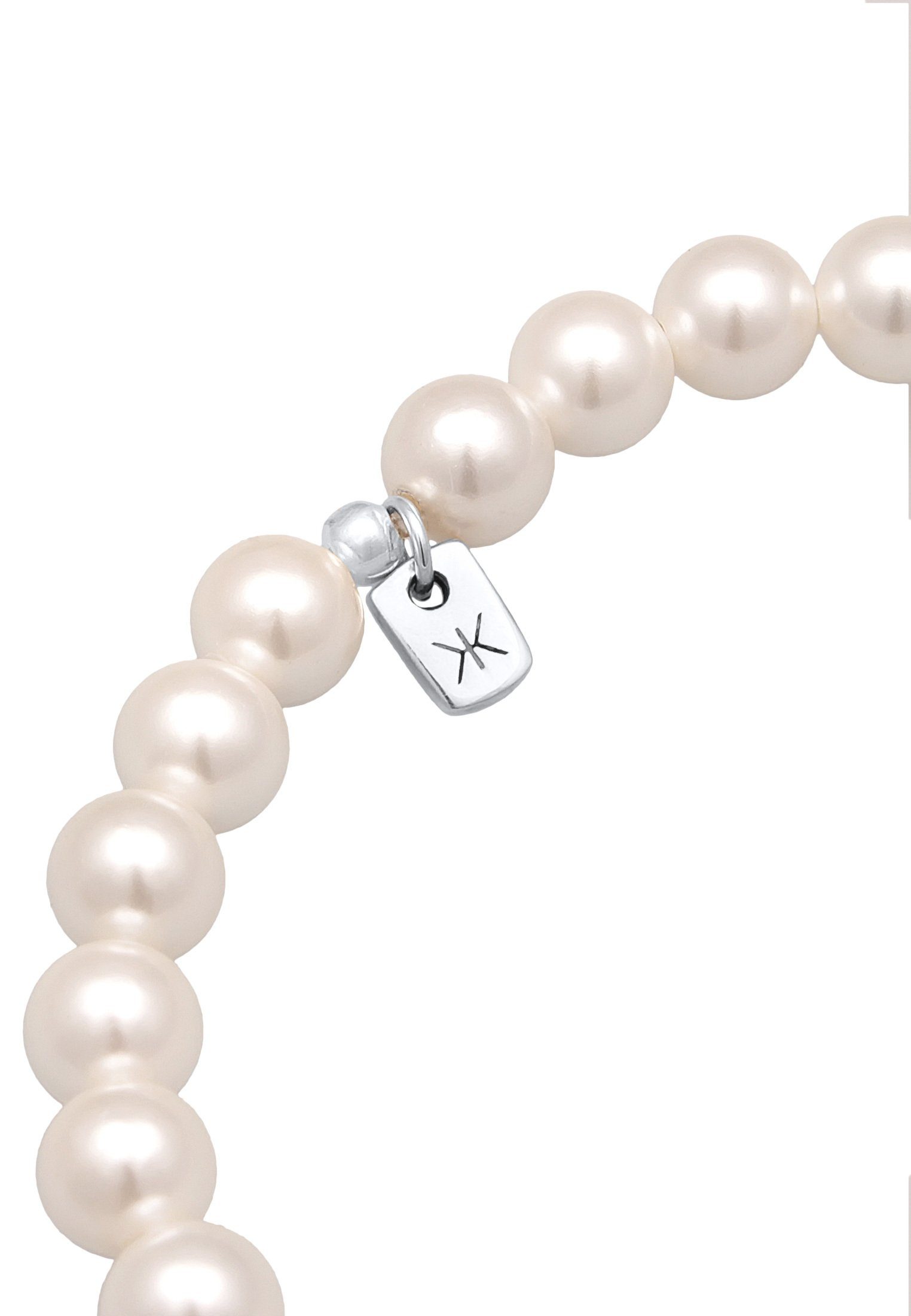 Kuzzoi Bead-Armband-Set Männer Robust Perlen 925 Silber