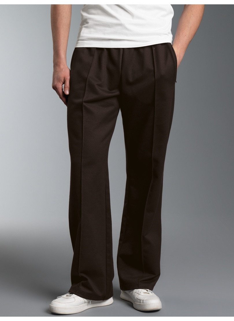 Trigema Jerseyhose TRIGEMA Freizeithose mit weitem Bein und Elastikbund (1-tlg)