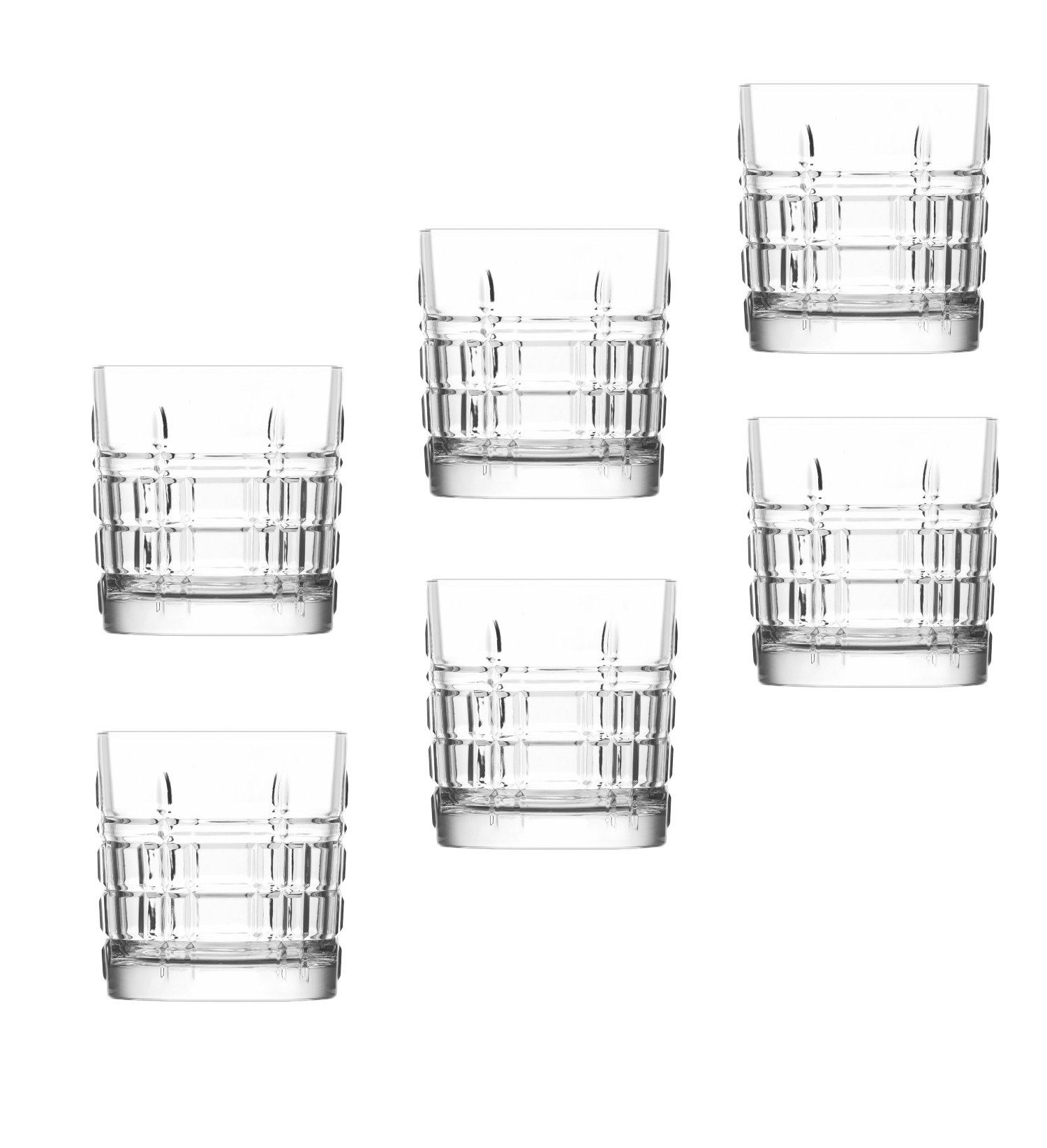 Gläser-Set 6 tlg. 325 ml Saftgläser Wasserglas Trinkgläser Getränkegläser
