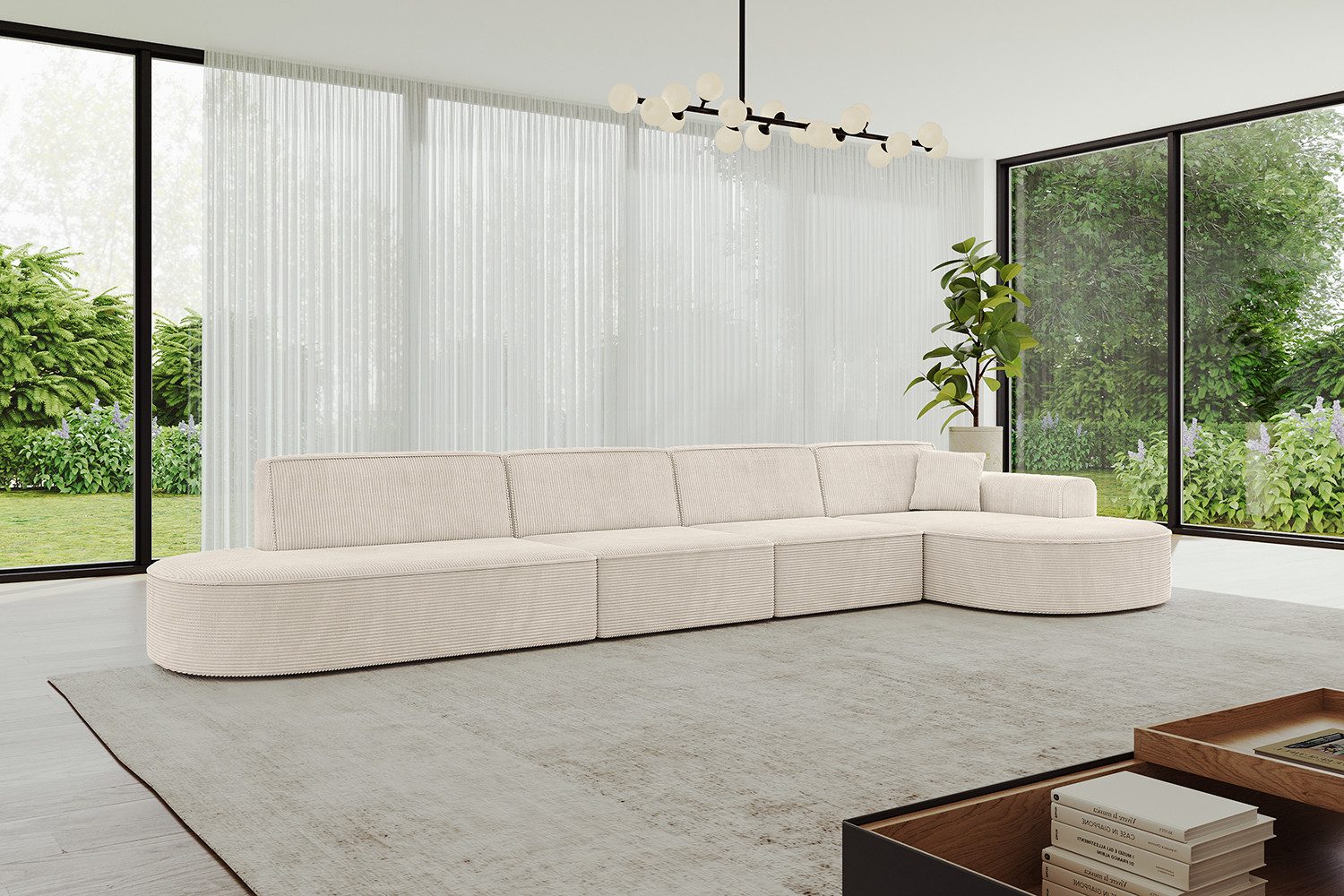 ALTDECOR Ecksofa MARI-L3, Sofa Praktische Bequeme Funktionsecke Couch L-Form Eckcouch, Corner Sofa L-Form Vielseitige Sofa Wohnlandschaft Wohnzimmer