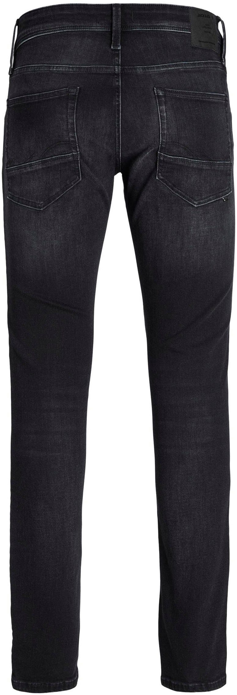 Jack & Jones Slim-fit-Jeans denim black JOS 50SPS JJIGLENN JJFOX 047