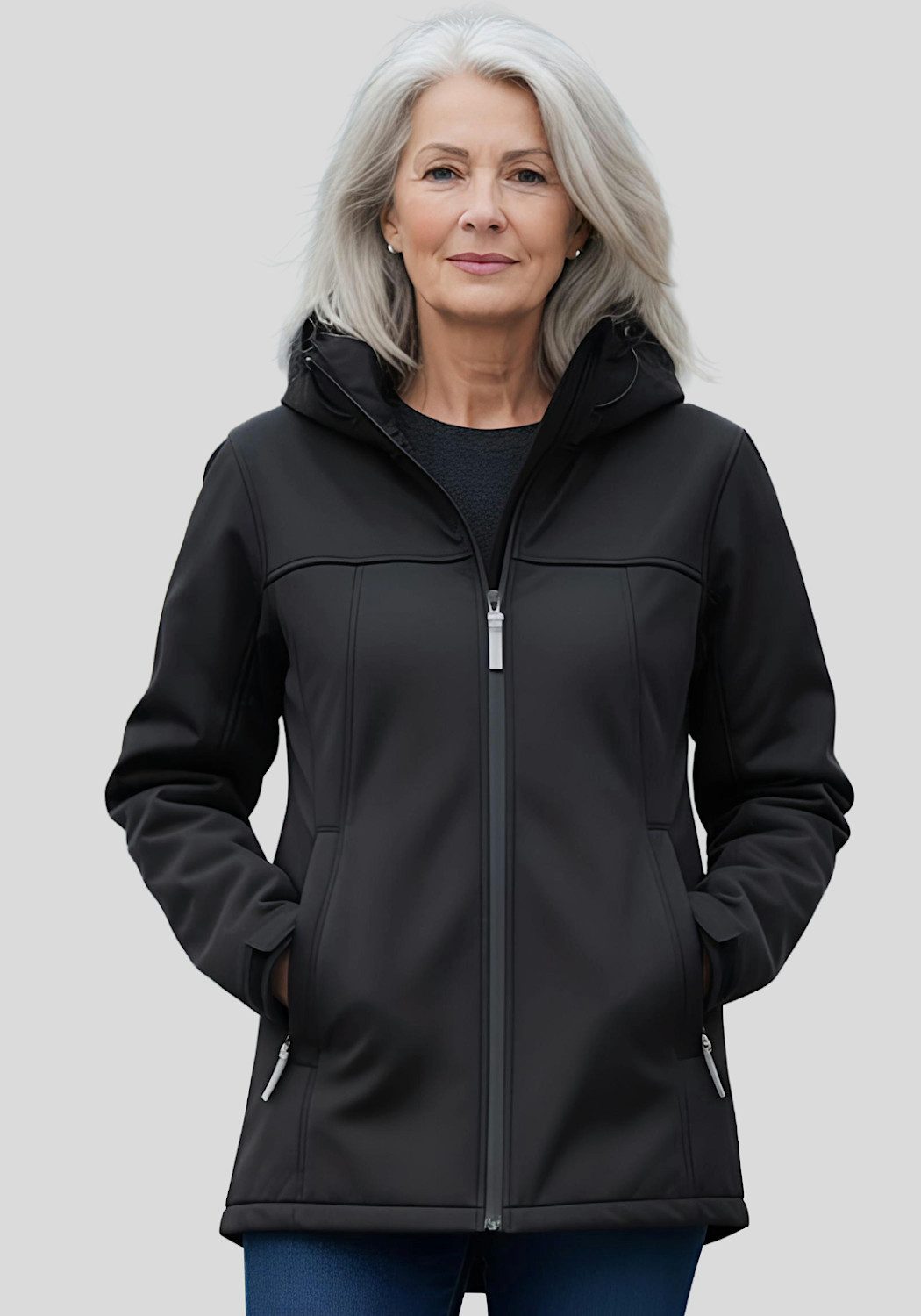 Promodoro Softshelljacke Hoody Softshell Jacke Kapuzenjacke mit Kapuze, win günstig online kaufen