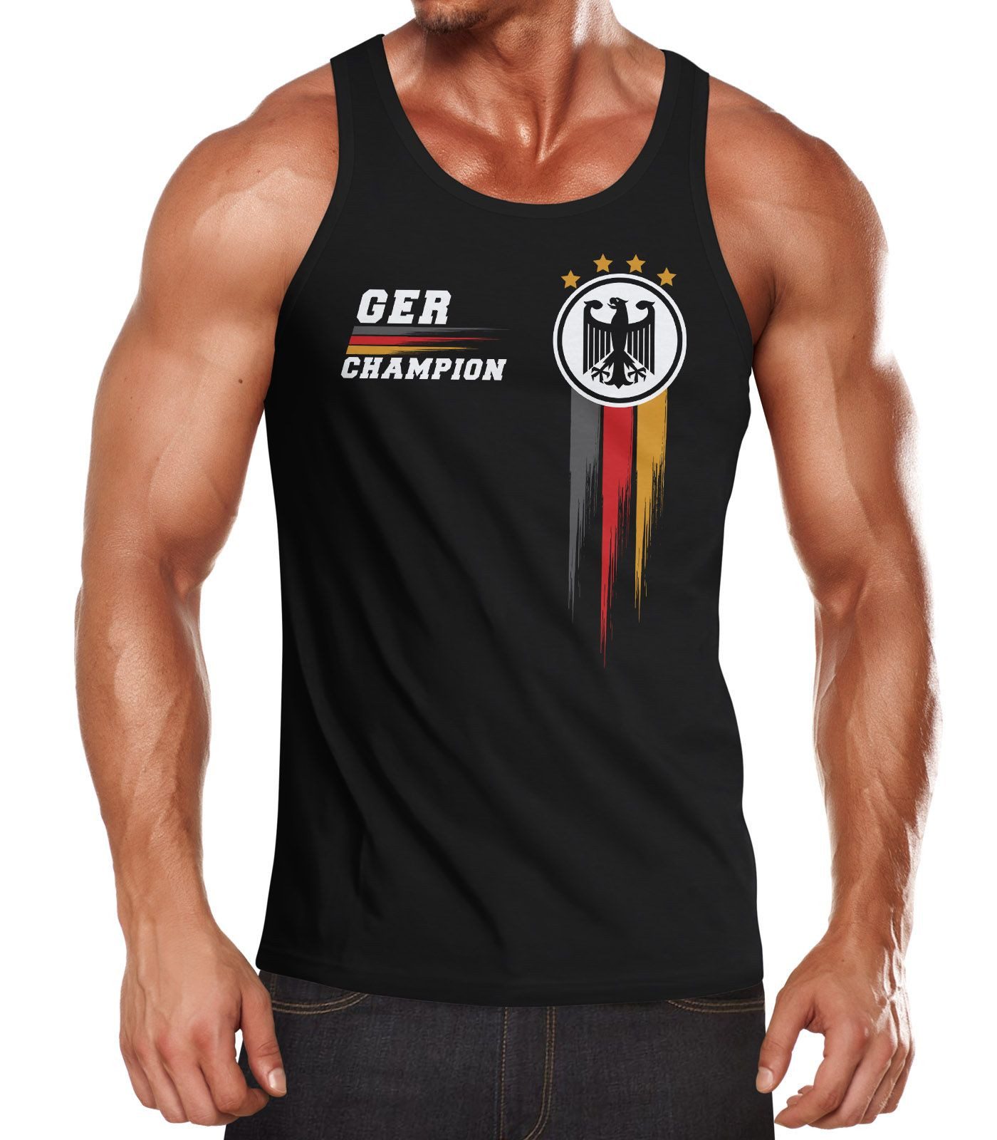 Tanktop Herren Tanktop EM Fußball Europameisterschaft 2024 Fan-Shirt