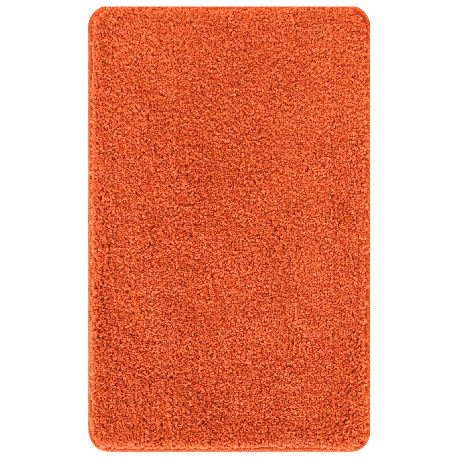 vidaXL Badematte Anti-Rutsch Badematten-Set 3 stk. Orange 50 x 80 cm PP, Höhe 0.2 mm, Polypropylen – Bild 4 von 5