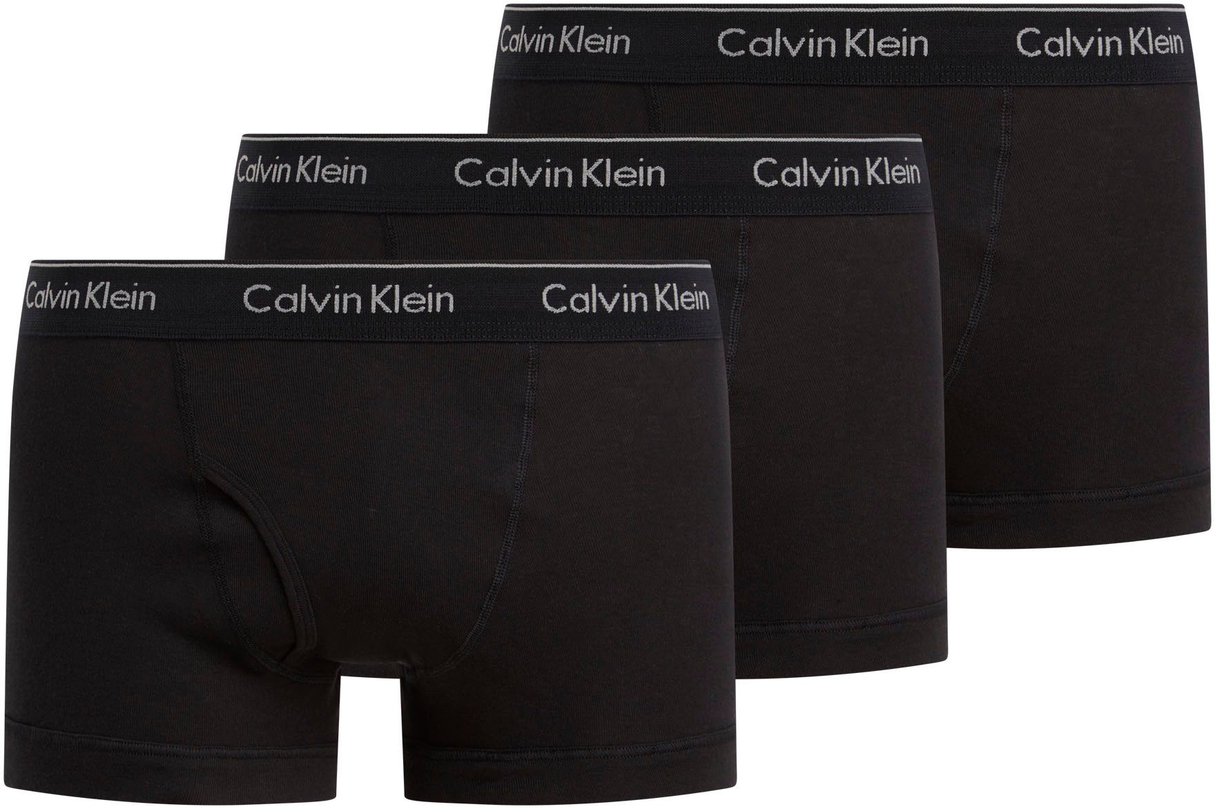 Calvin Klein Underwear Boxershorts TRUNK 3PK (Packung, 3er-Pack) mit Logo-Elastikbund