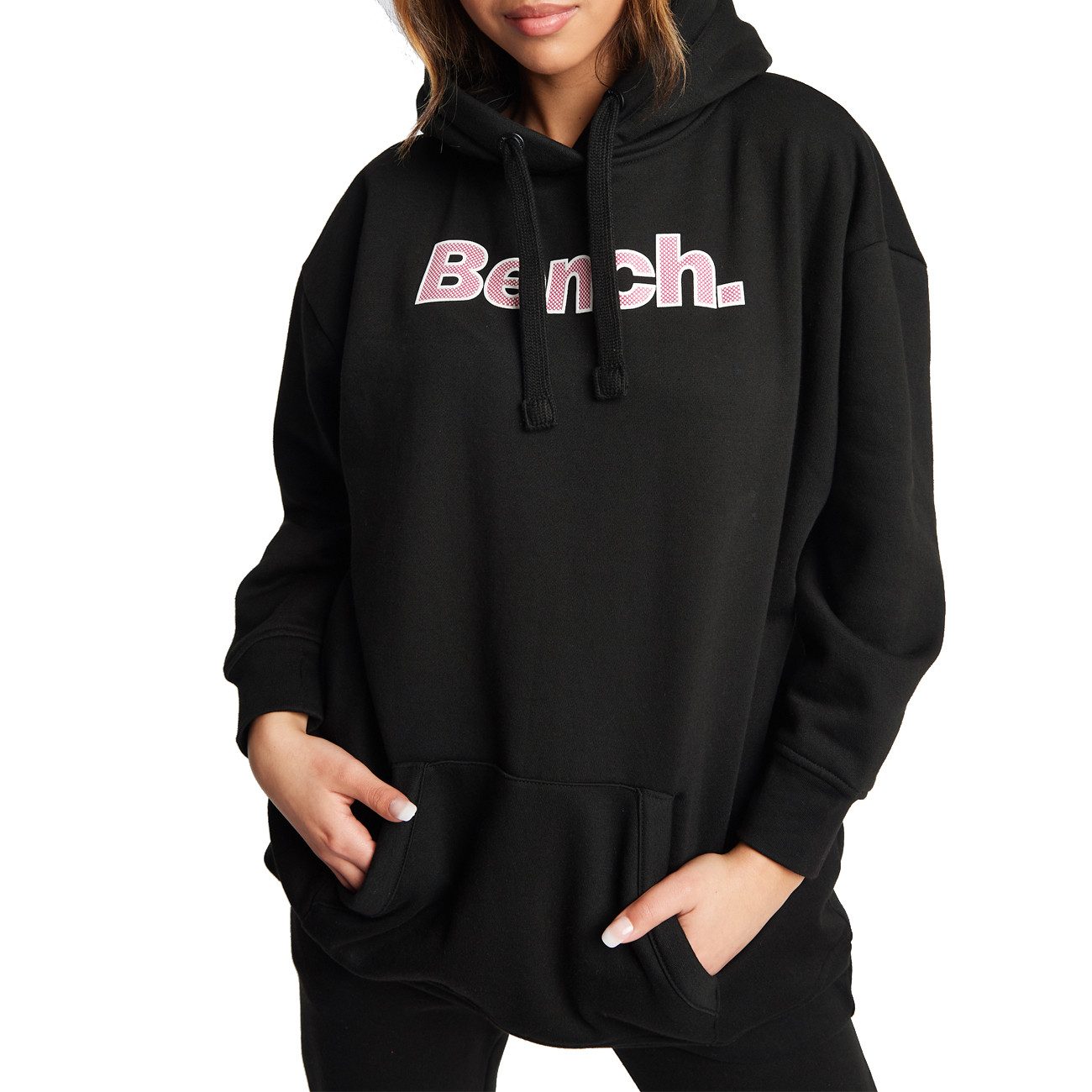 Bench. Kapuzenpullover Bench Dayla Hooded Sweater Damen Black