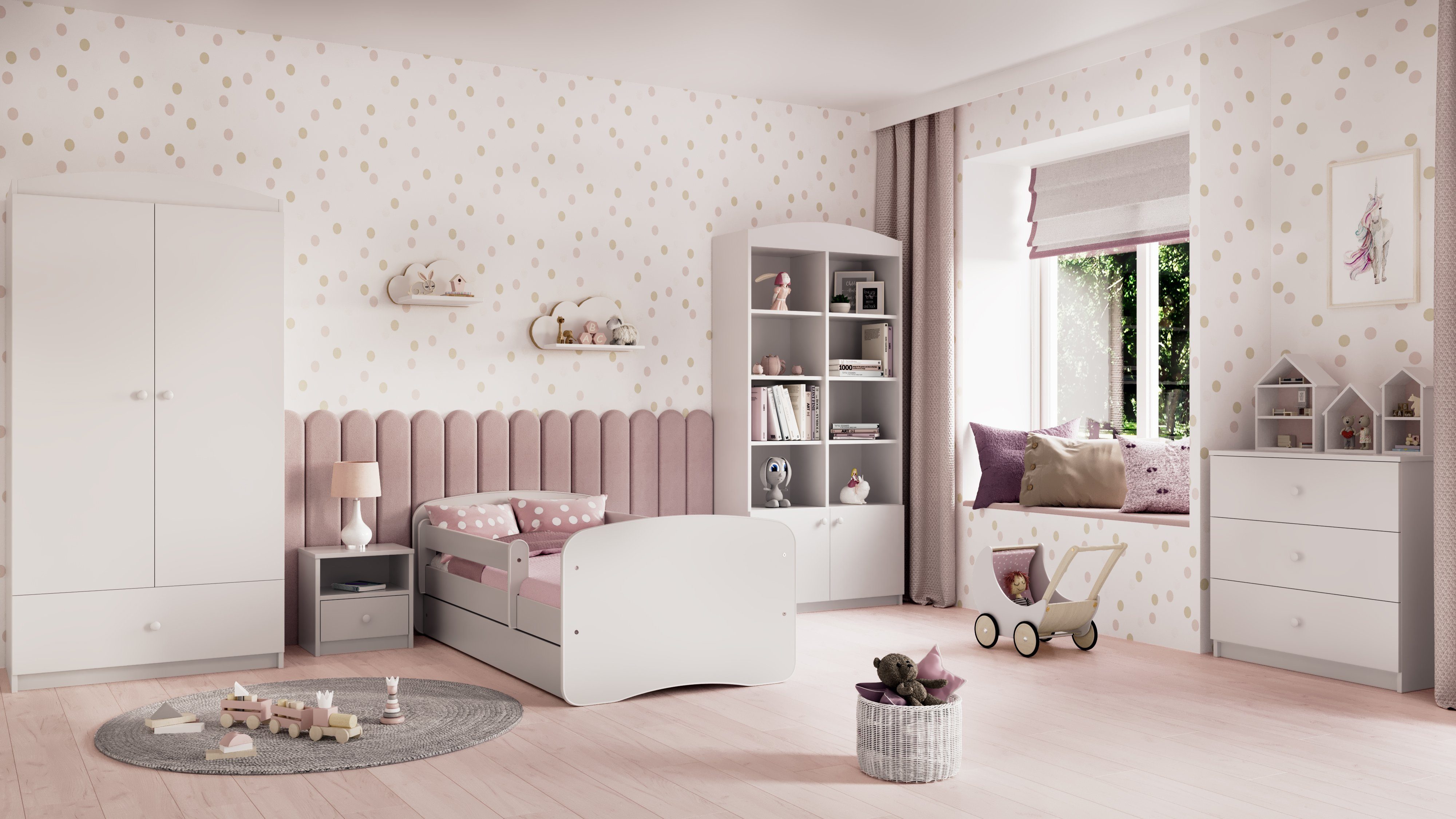 Bjird Bücherregal Babydream Doppel-Bücherregal, mit 8 günstig online kaufen