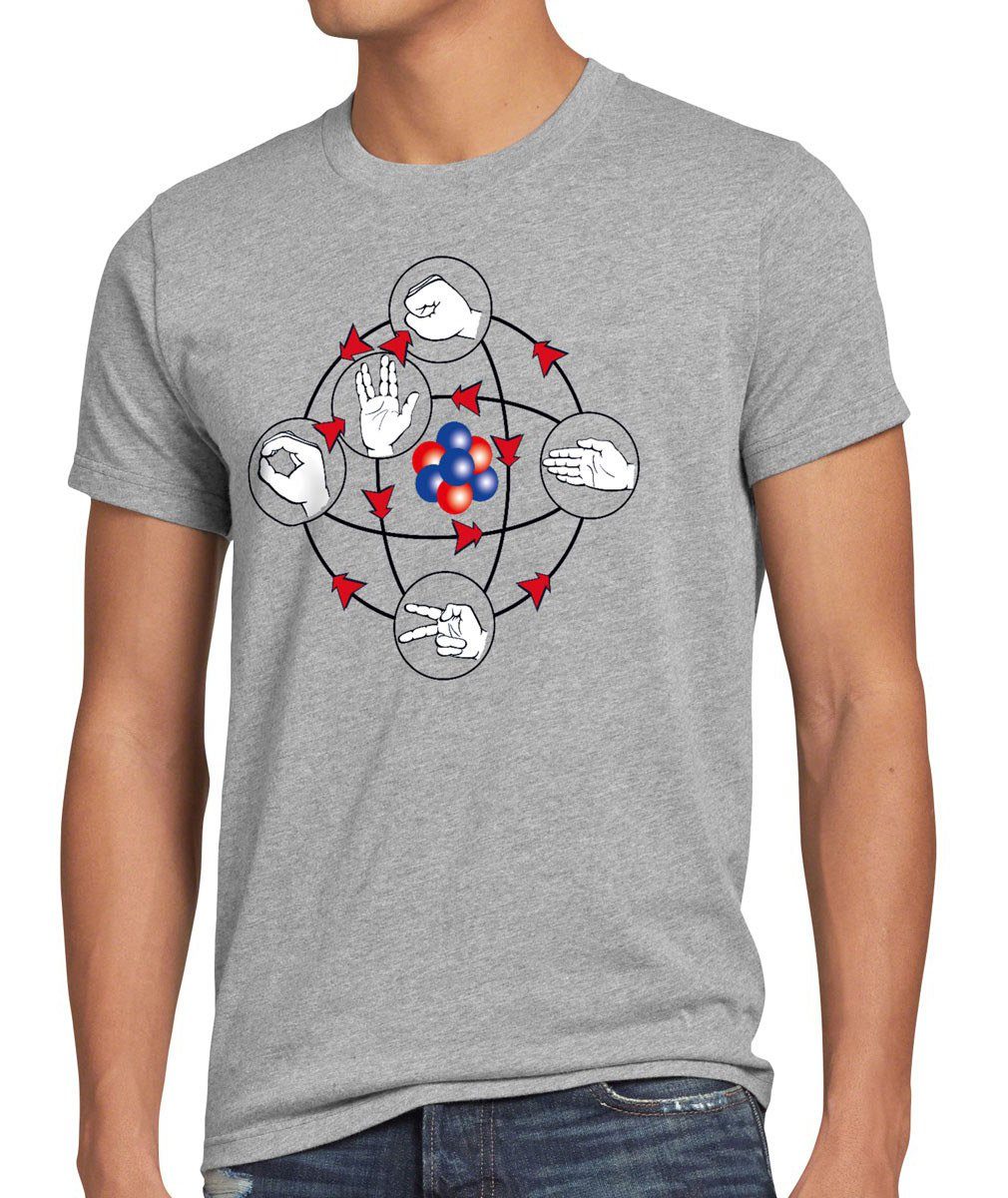 style3 T-Shirt Stein Papier Echse Spock günstig online kaufen