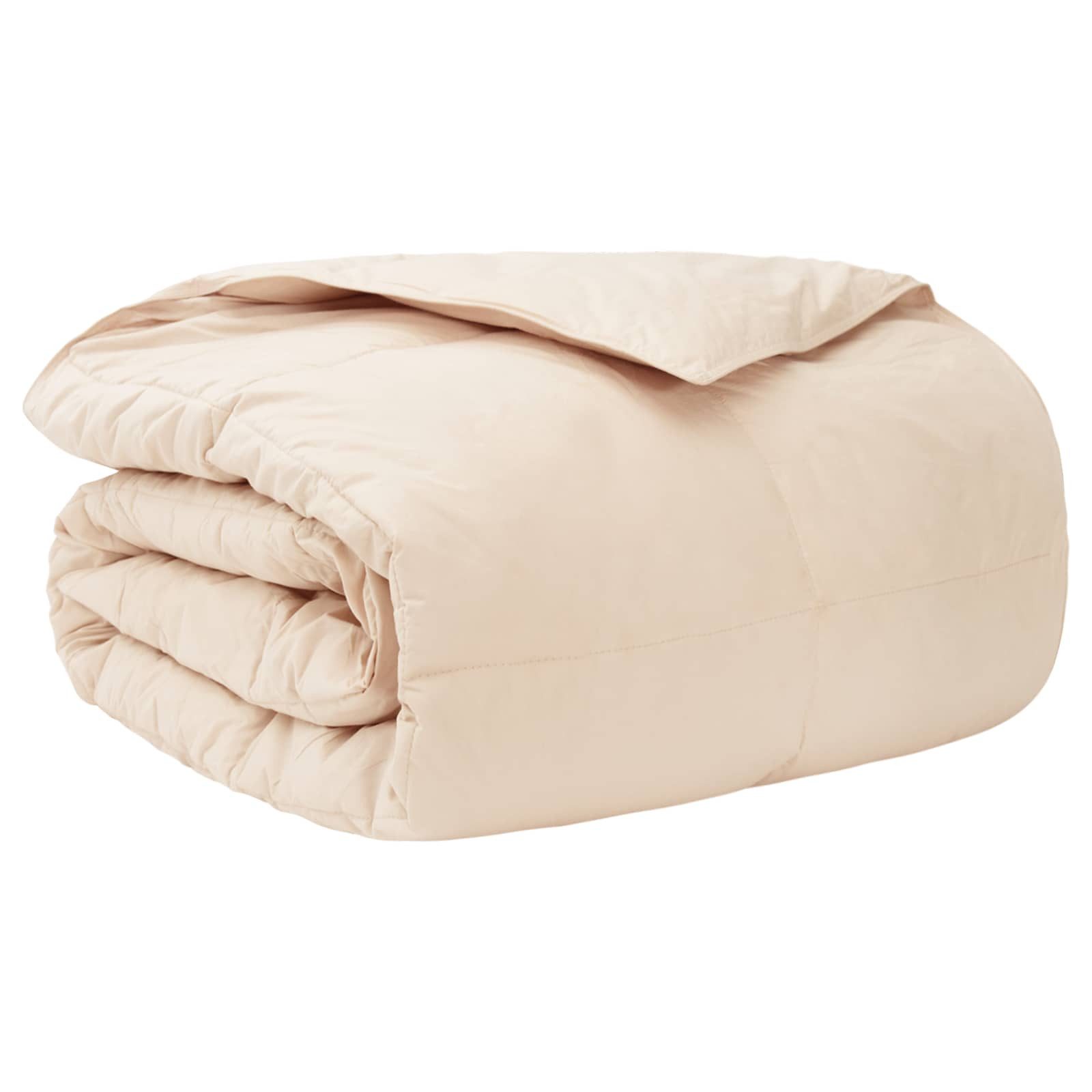 vidaXL Bett Winterbettdecke Beige 135 x 200 cm 100% natürlicher Kapok (1-tlg)
