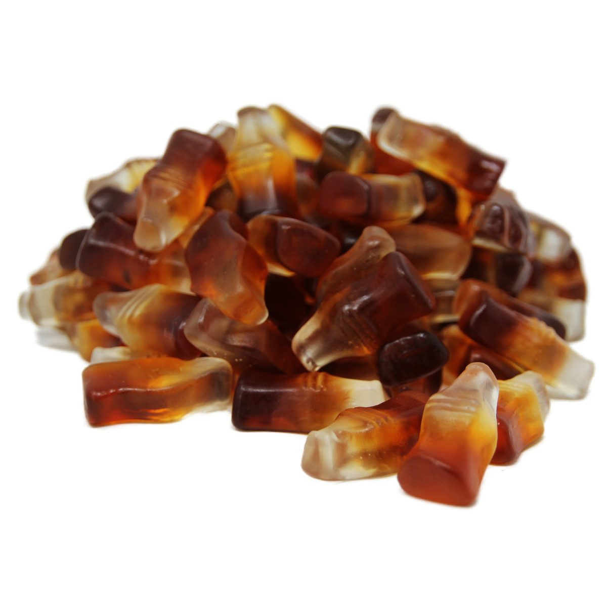 Fruchtgummi Bären & Co. Süßigkeit, Fruchtgummi Colaflaschen mit intensiv süßem Cola Geschmack 300g