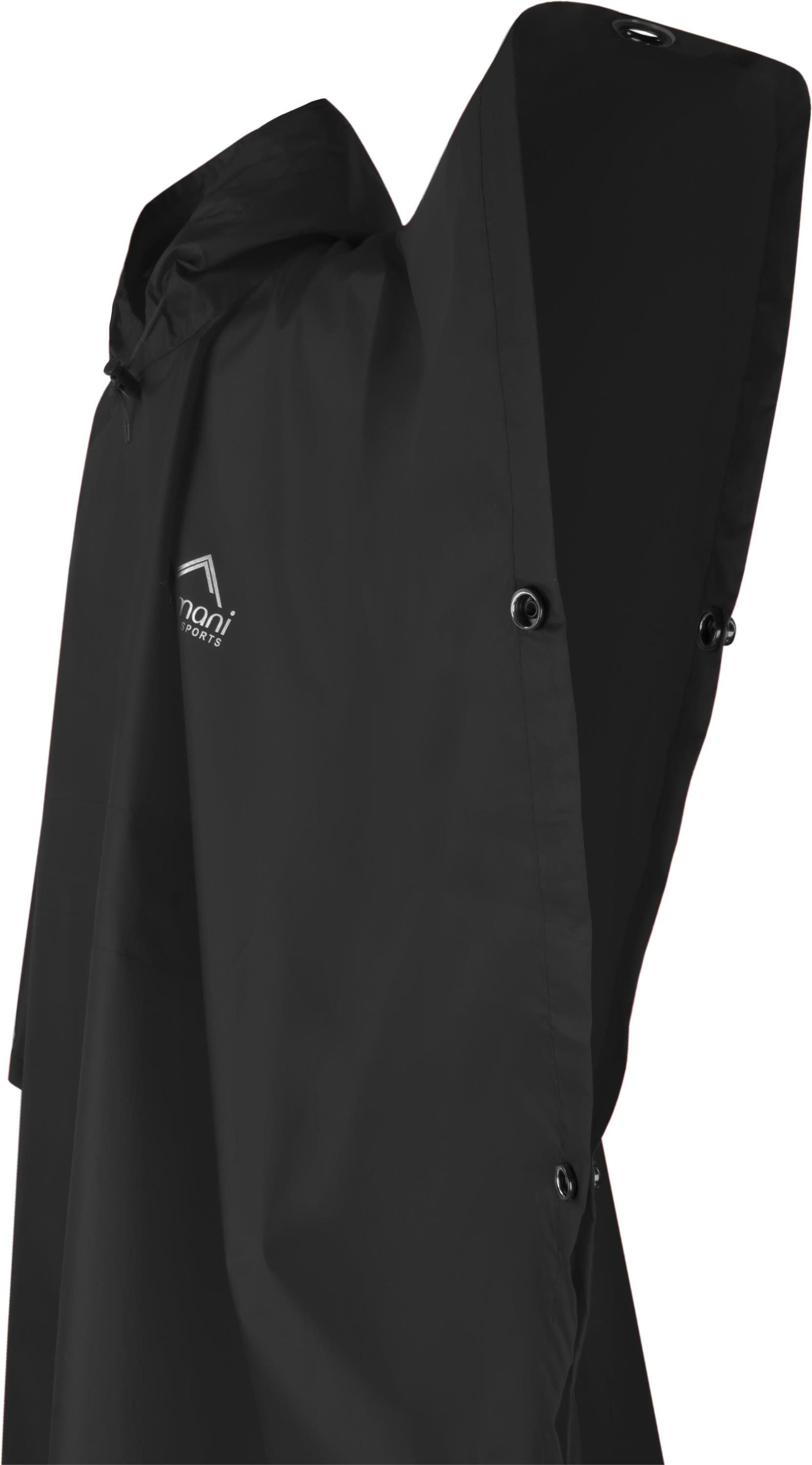 normani Regenponcho Ripstop Regenponcho Derry Wasserdichtes Regencape - Wassersäule: 6.000 mm – Bild 4 von 5