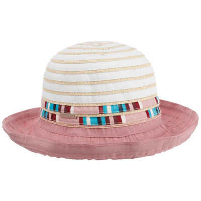Damen Hut Trilby Mehrfarbig Anlasshüte Mode aus Italien Sommerhut Alltag Sonne 