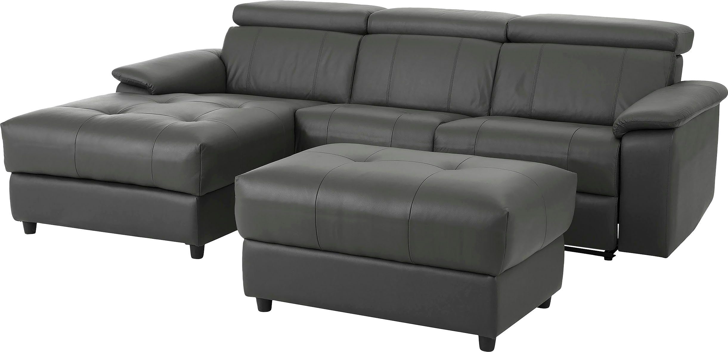 Home affaire Ecksofa Binado, L-Form, mit manueller oder elektrischer Relaxfunktion mit USB-Anschluss
