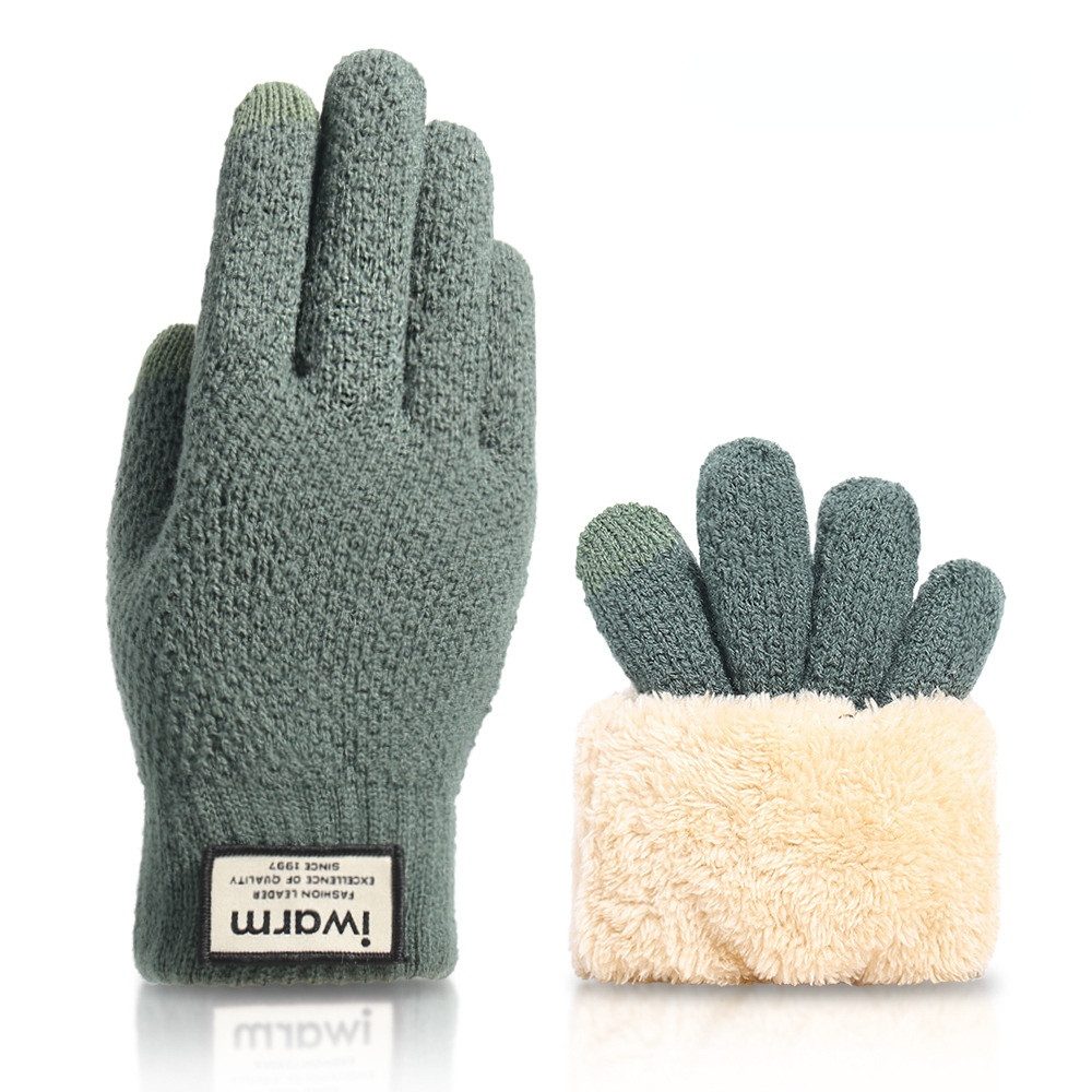 Blusmart Strickhandschuhe Strickhandschuhe für den Winter mit Touchscreen ( günstig online kaufen