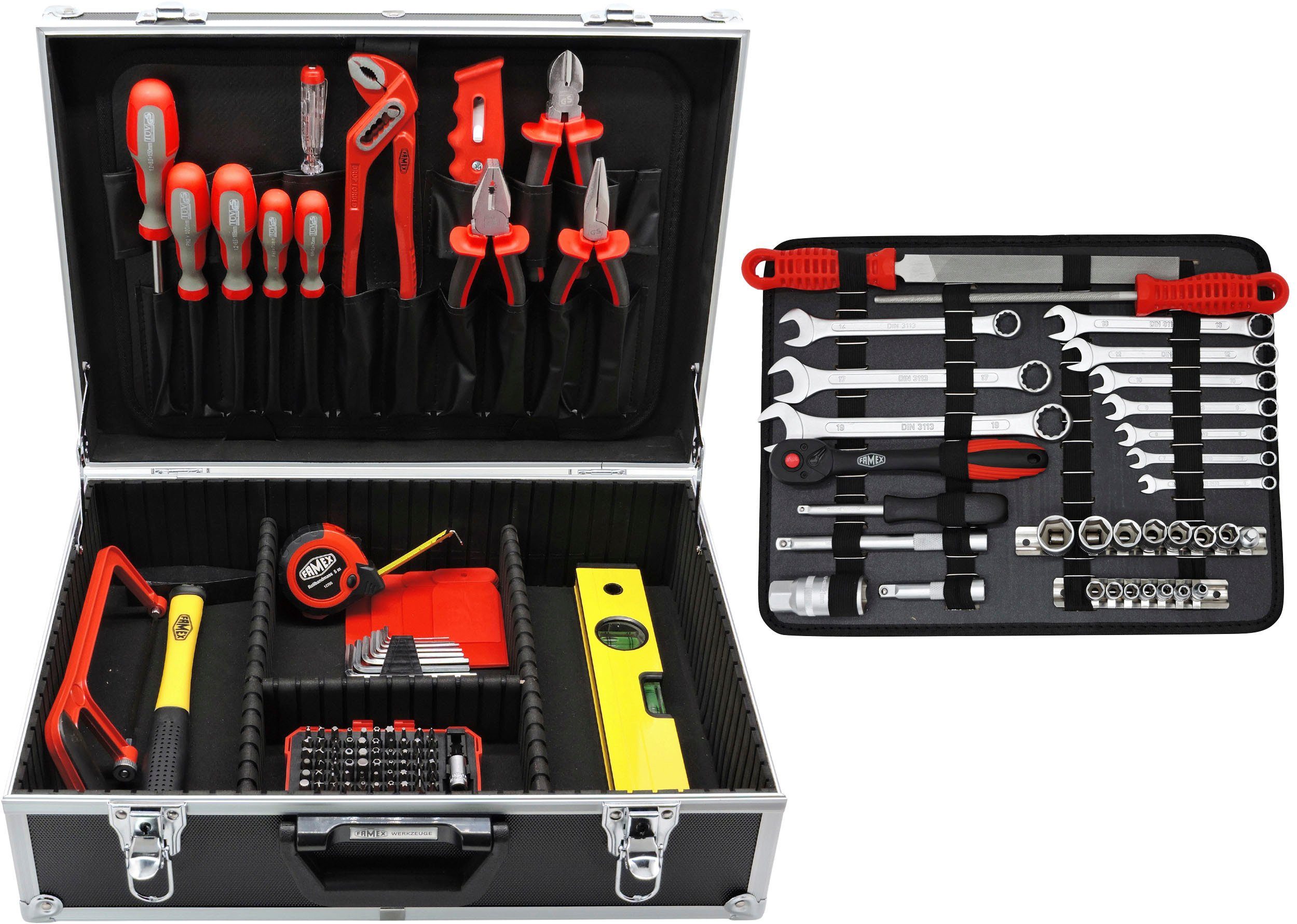 FAMEX Werkzeugset 755-59, 162-teilig | Werkzeug-Sets