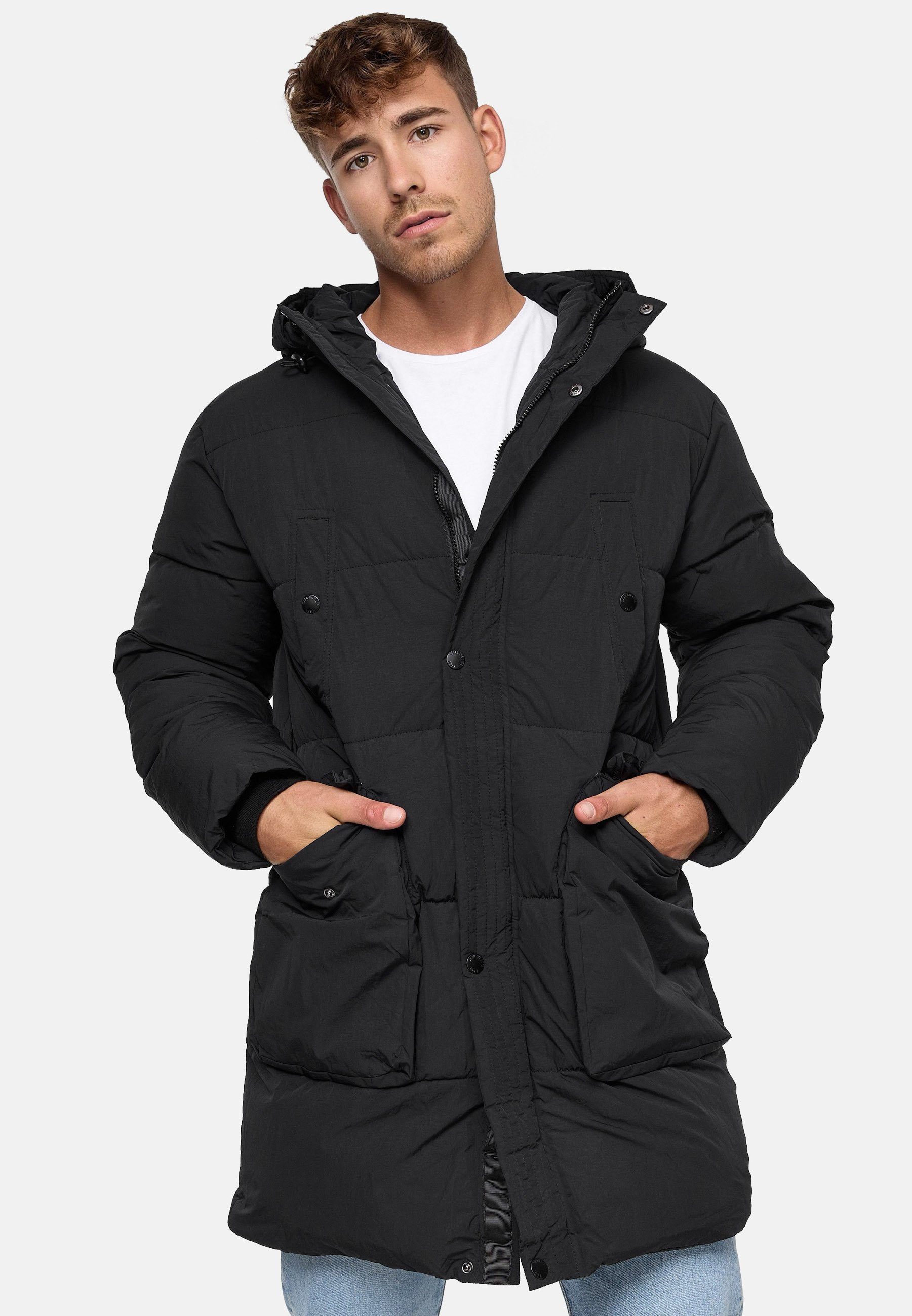 Indicode Winterjacke Dexter Black