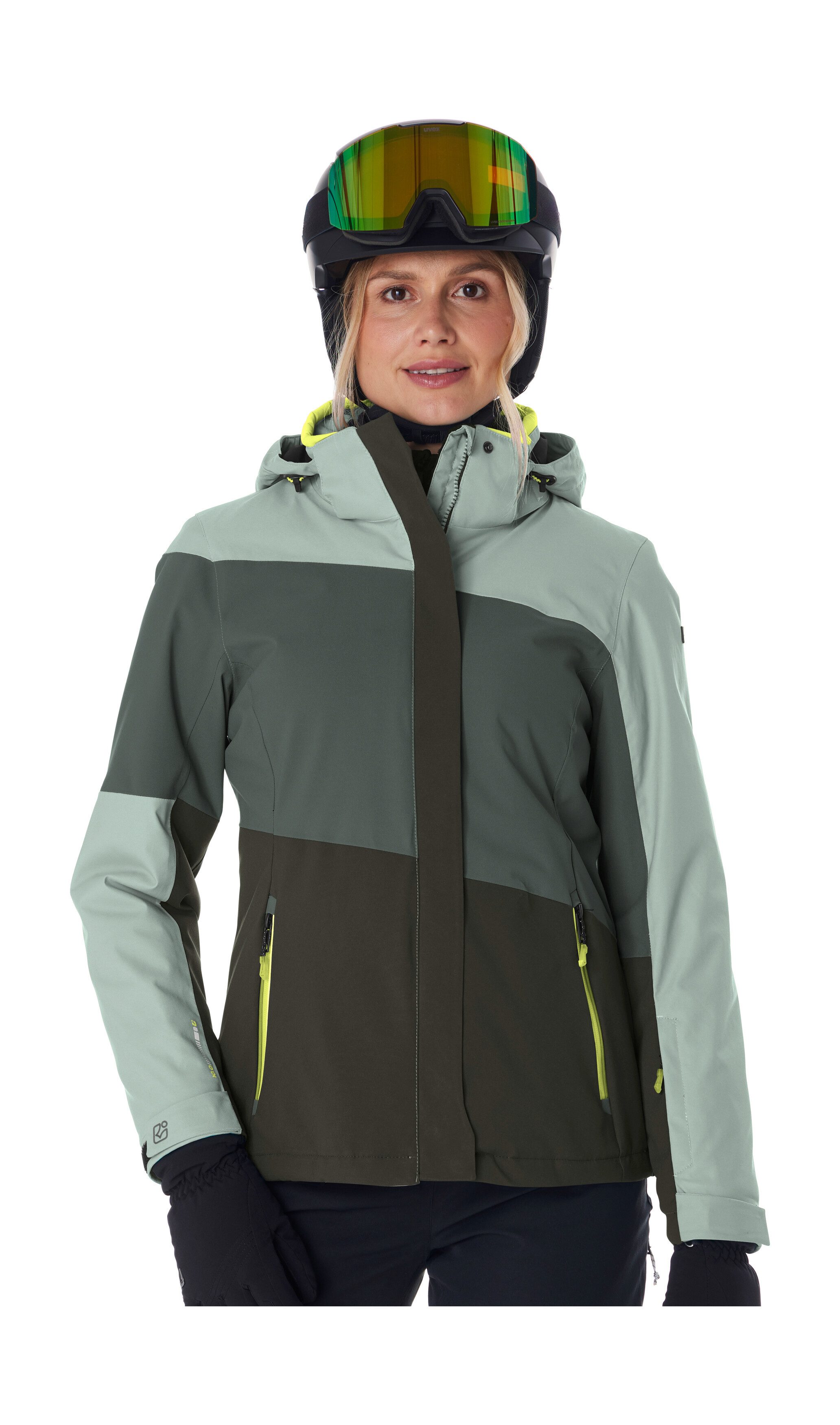 Killtec Skijacke KSW 67 WMN SKI JCKT Damen Skijacke: wasserdicht, atmungsaktiv, abnehmbare Kapuze